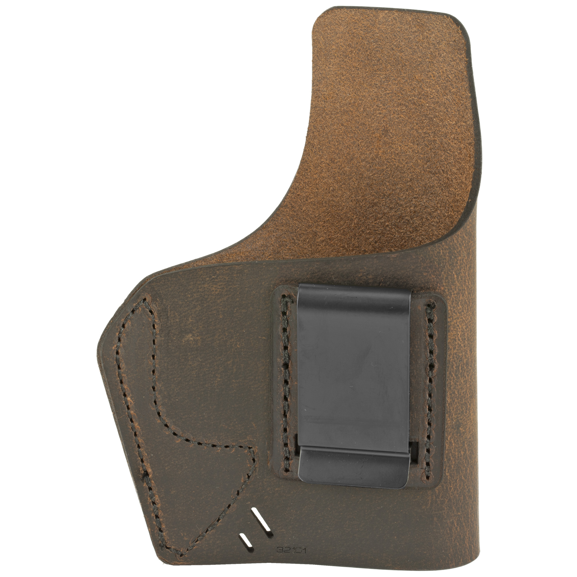 Versacarry Double Stacked Pistol Element Water Buffalo Right Hand Leather Inside Waistband Holster – Brown