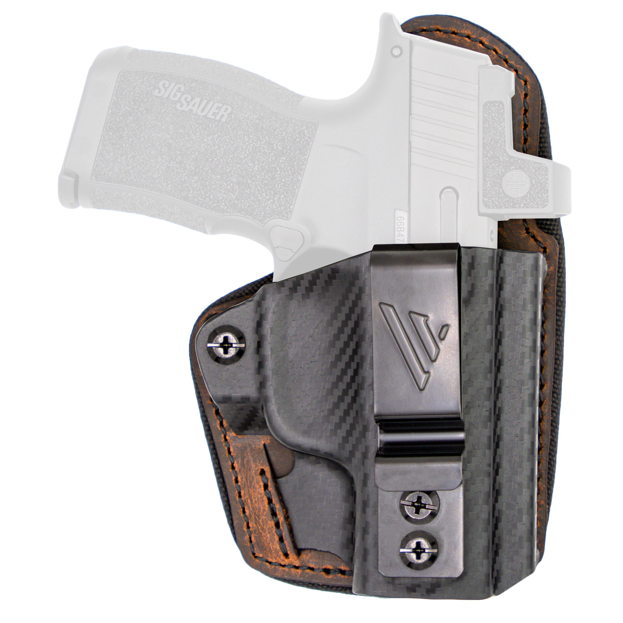 Versacarry Sig P365 Comfort Flex Custom Right Hand Leather, Kydex Inside Waistband Holster – Brown