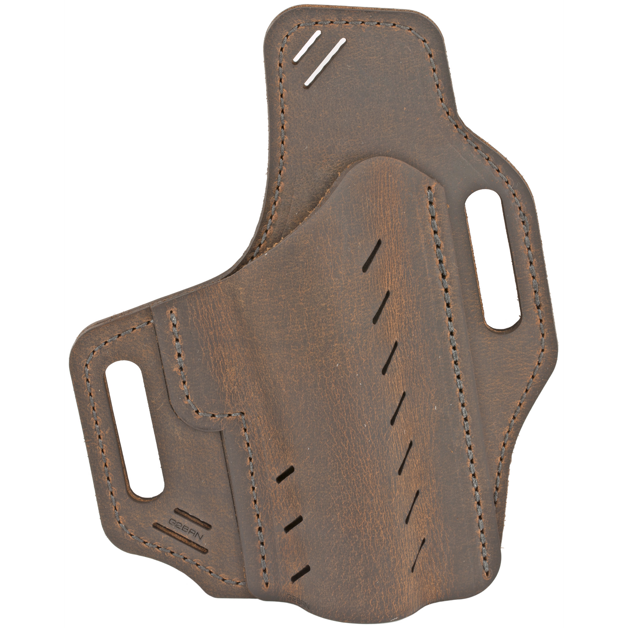 Versacarry 1911 Guardian Water Buffalo 4.25″ Right Hand Leather Belt Holster – Brown