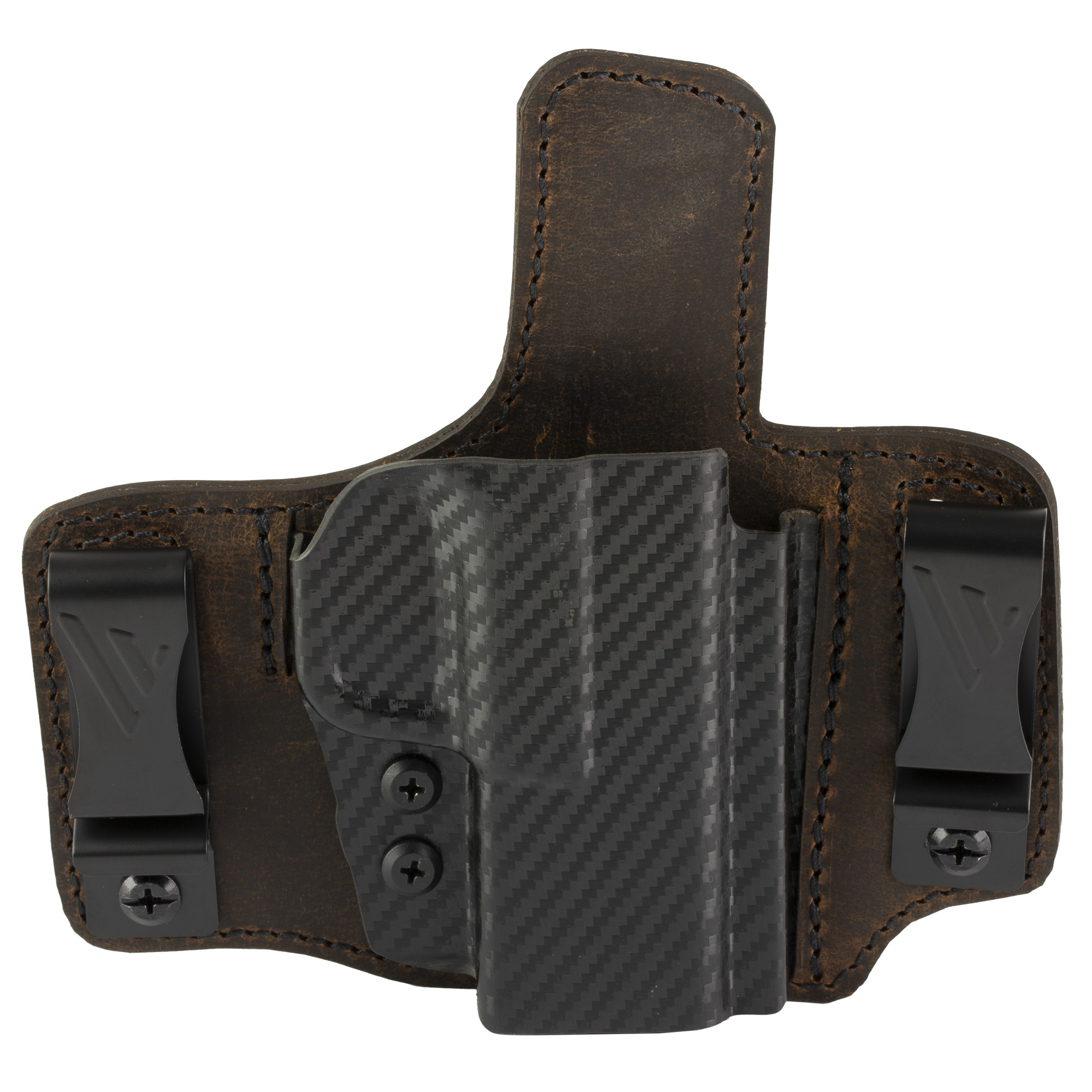 Versacarry Springfield Hellcat Pro Insurgent Deluxe Right Hand Leather, Polymer Belt Holster – Brown