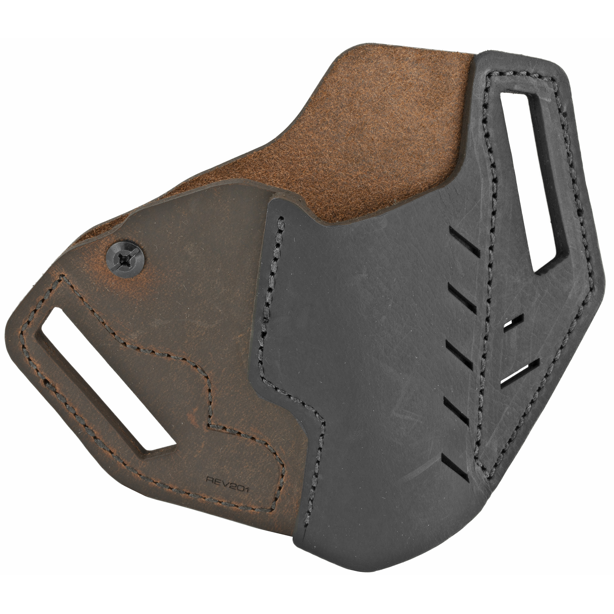 Versacarry S&W J Frame Revolver Thumbreak Right Hand Leather Belt Holster – Black, Brown