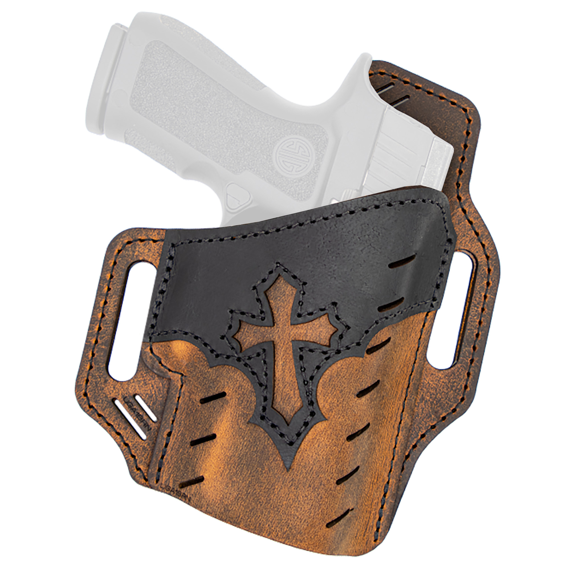 Versacarry Full Size Guardian Right Hand Leather OWB Holster – Brown