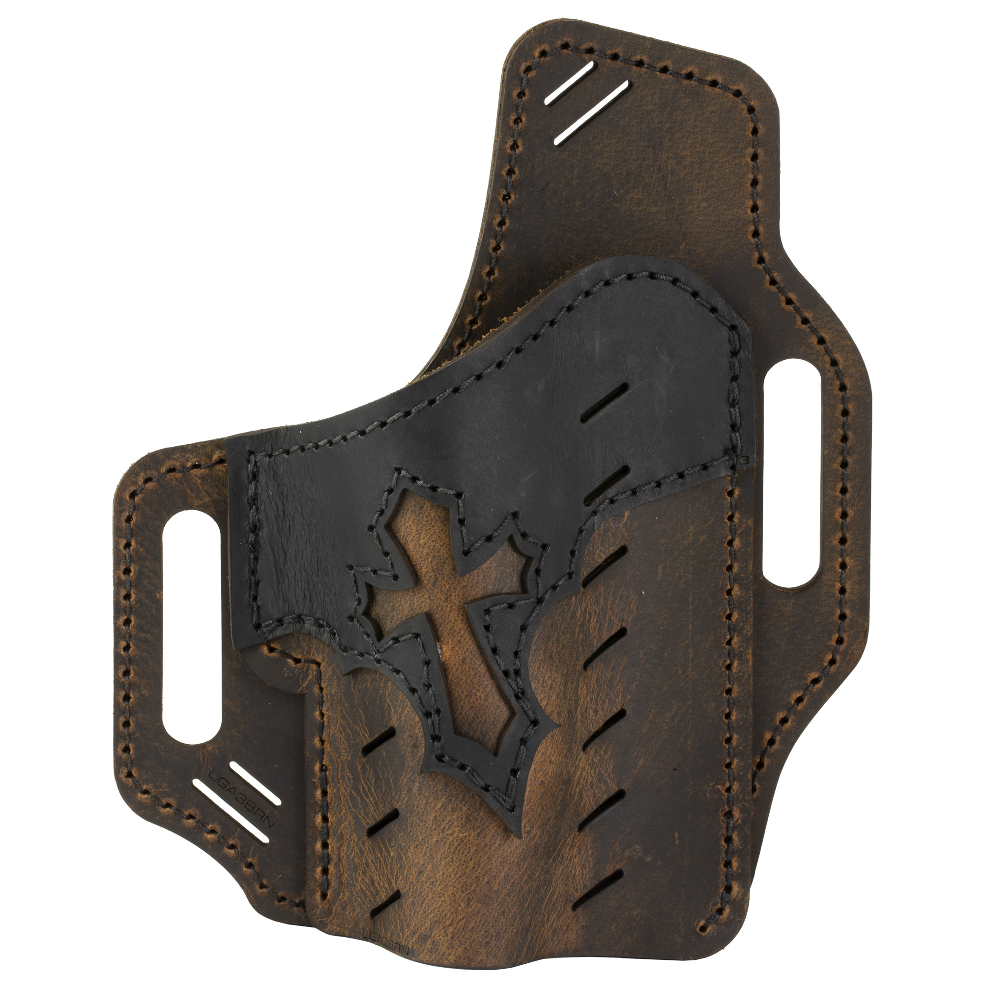 Versacarry Compact Auto Guardian Right Hand Leather OWB Holster – Brown