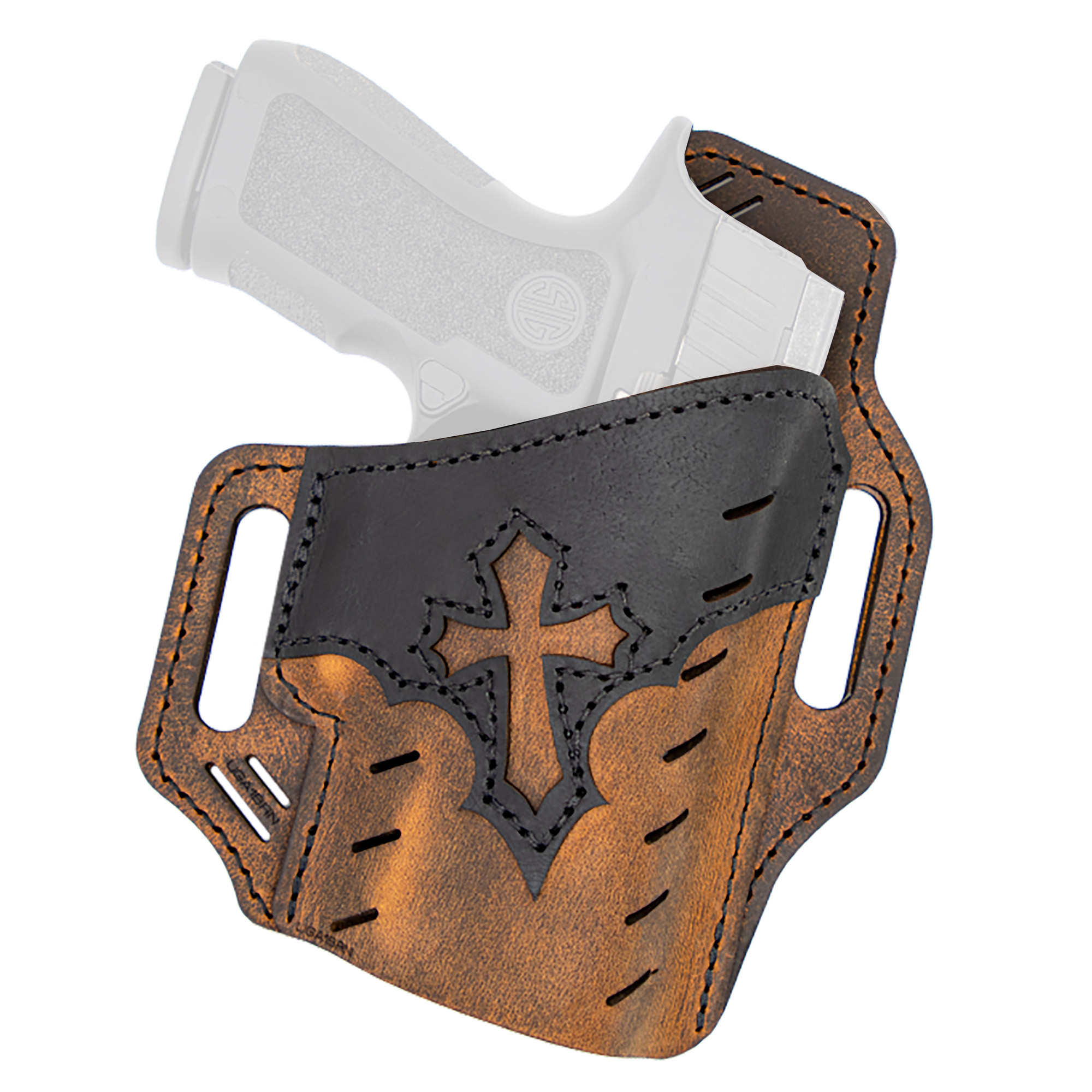 Versacarry Sig P365 Guardian Right Hand Leather OWB Holster – Brown