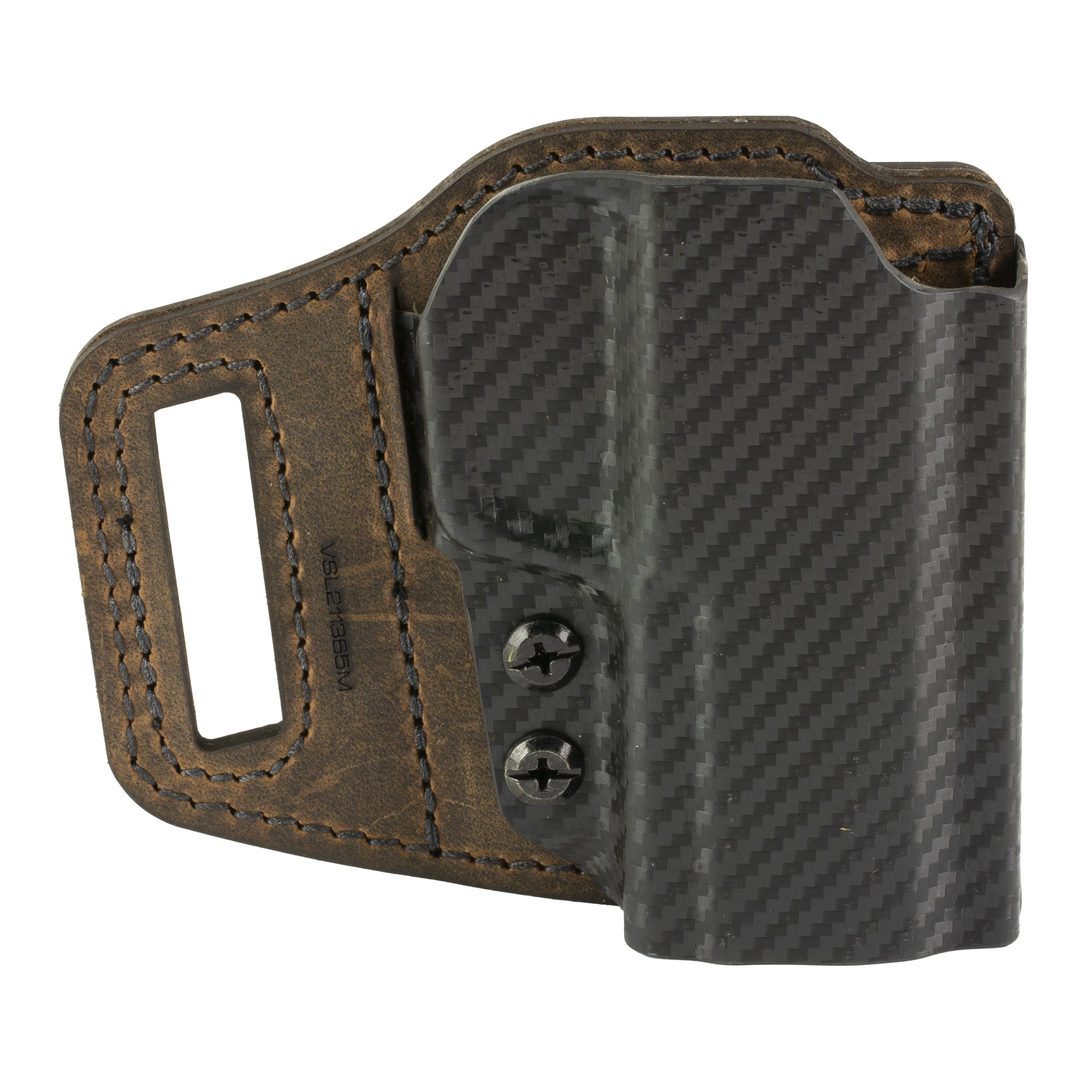 Versacarry Sig P365 X-Macro V-Slide Right Hand Leather, Polymer Belt Slide Holster – Brown