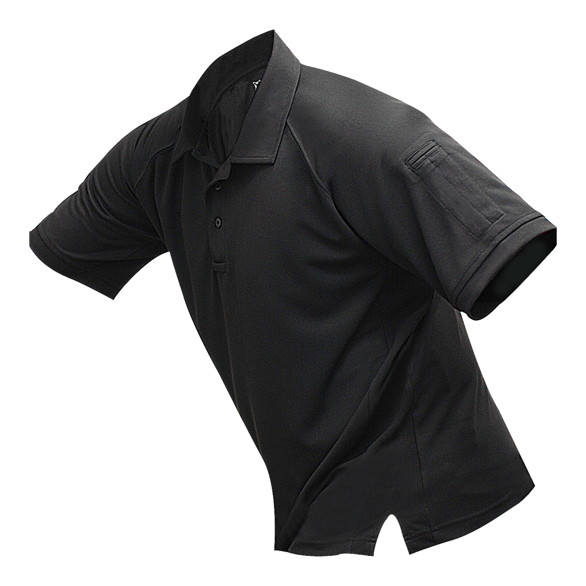 Vertx Coldblack Cotton, Polyester Short Sleeve Shirt Large – Black