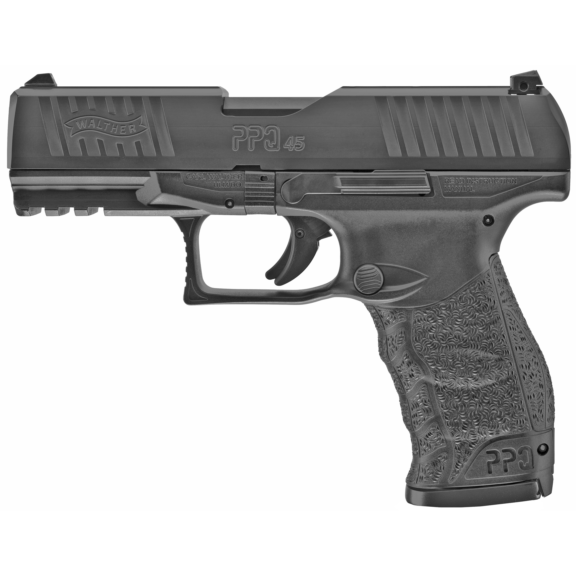 Walther PPQ M2 Striker Fired 4.25″ 45 ACP 12rd Fixed Sights – Black