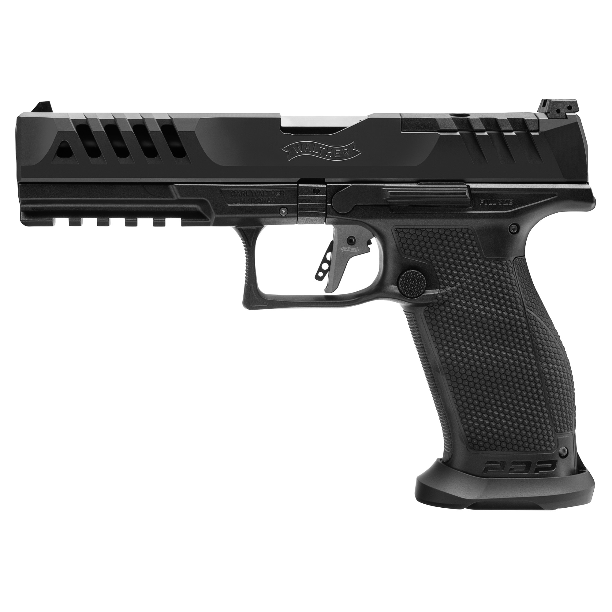 Walther PDP Compact Match Striker Fired 5″ 9mm 18rd Optics Ready – Black