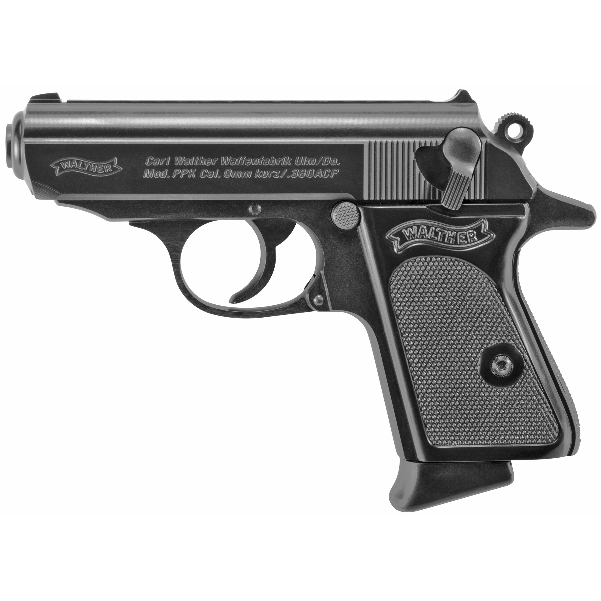 Walther PPK 3.3″ 380 ACP 6rd Fixed Sights – Black