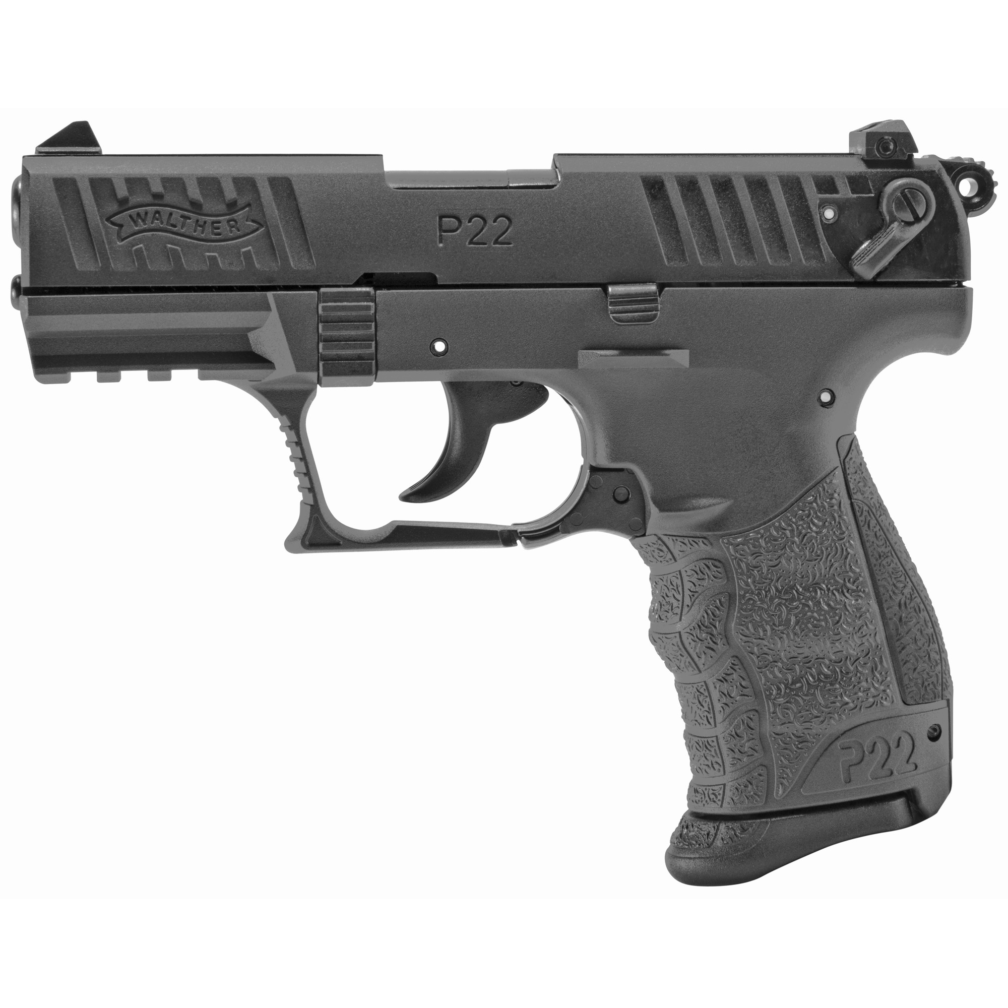 Walther P22Q Double Action 3.42″ 22 LR 10rd 3 Dot – Gray, Black