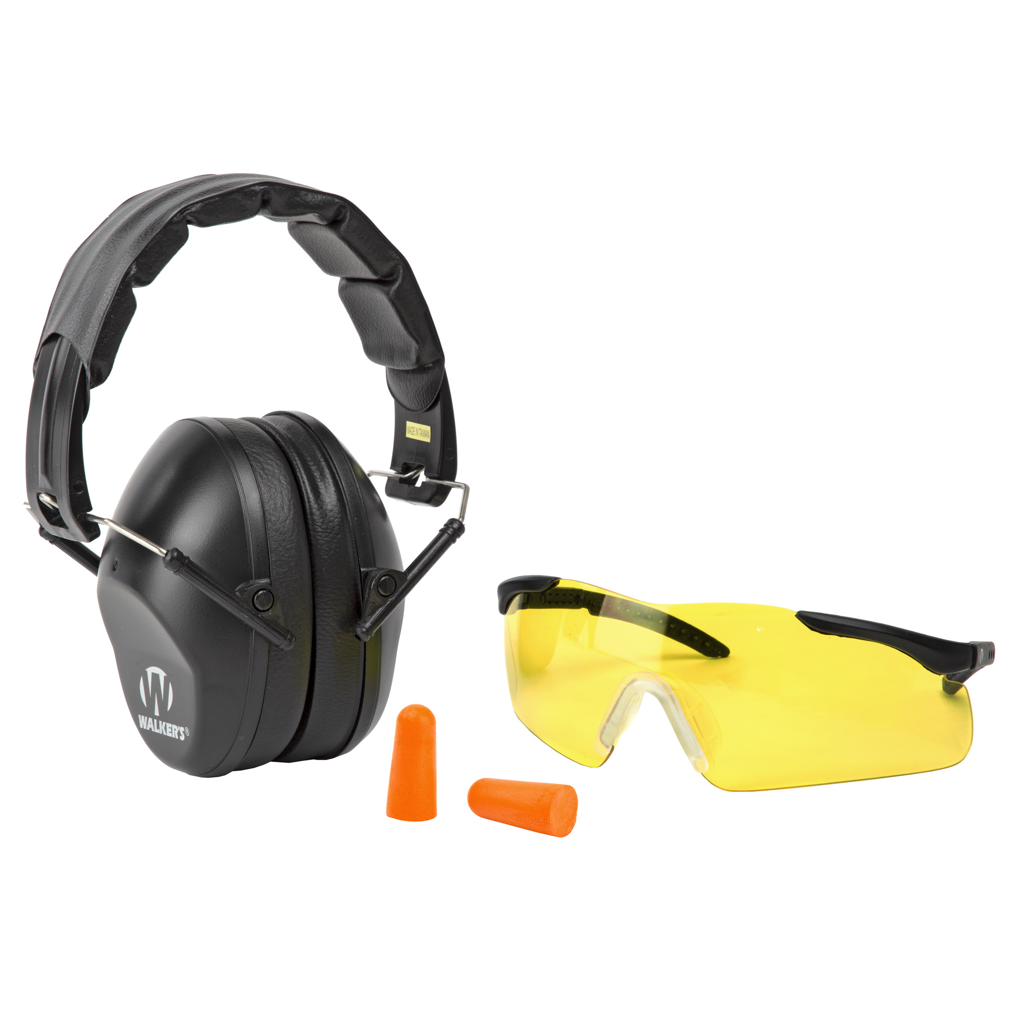 Walker’s Passive Combo Kit Earmuff – 1 – Black