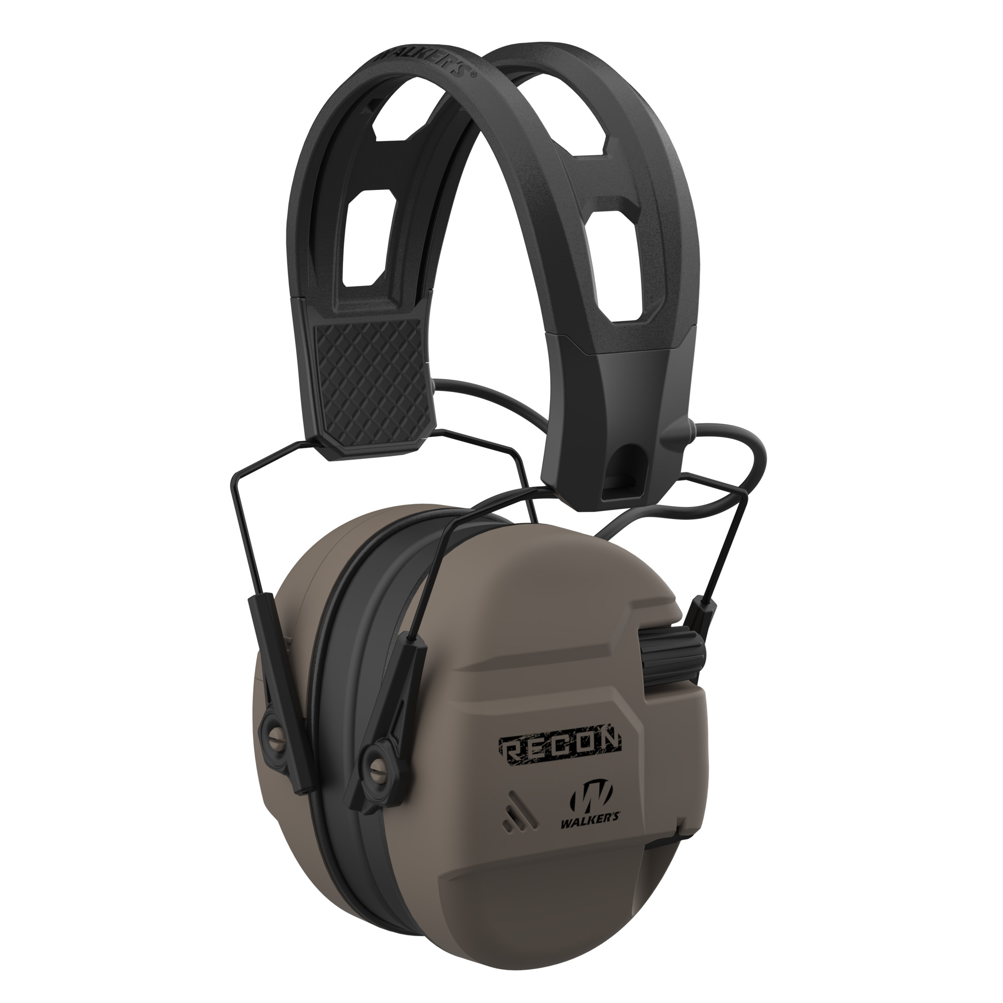 Walker’s Recon Professional Grade Electronic Earmuff – Flat Dark Earth