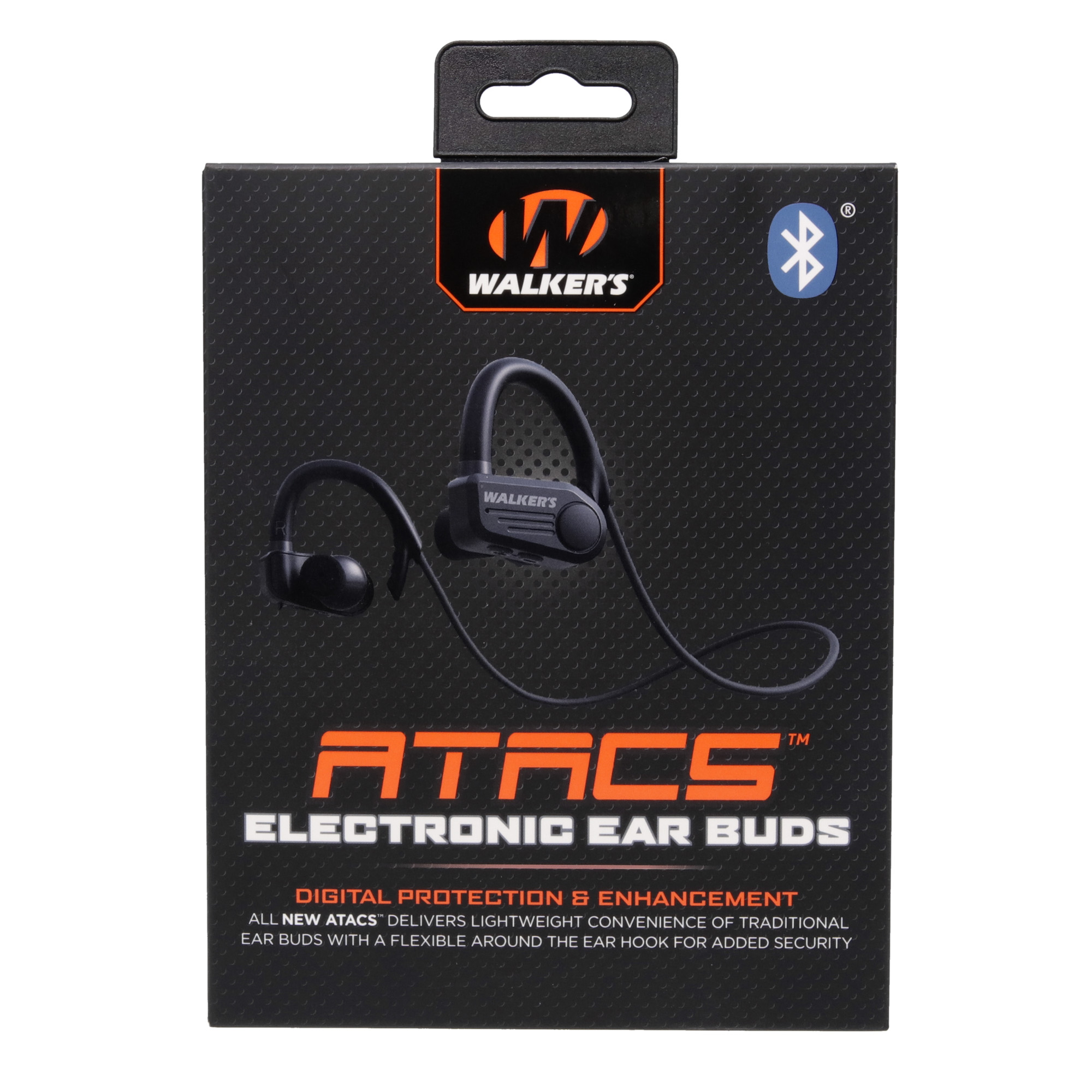 Walker’s ATACS Plastic Ear Plug – 1 – Black