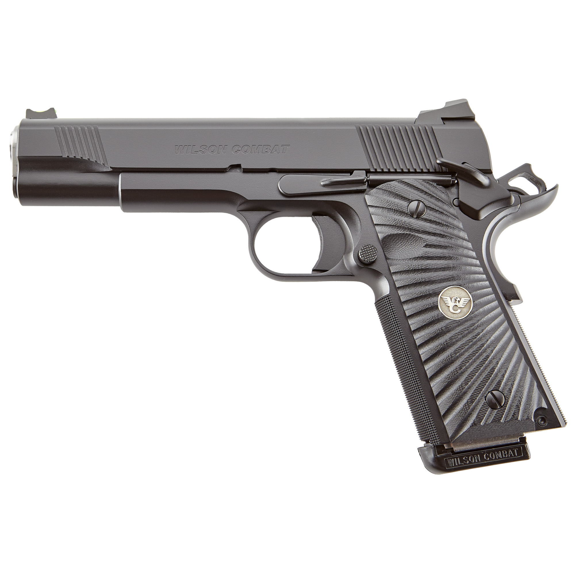 Wilson Combat CQB 1911 5″ 45 ACP 8rd Fiber Optic Front Sight – Black