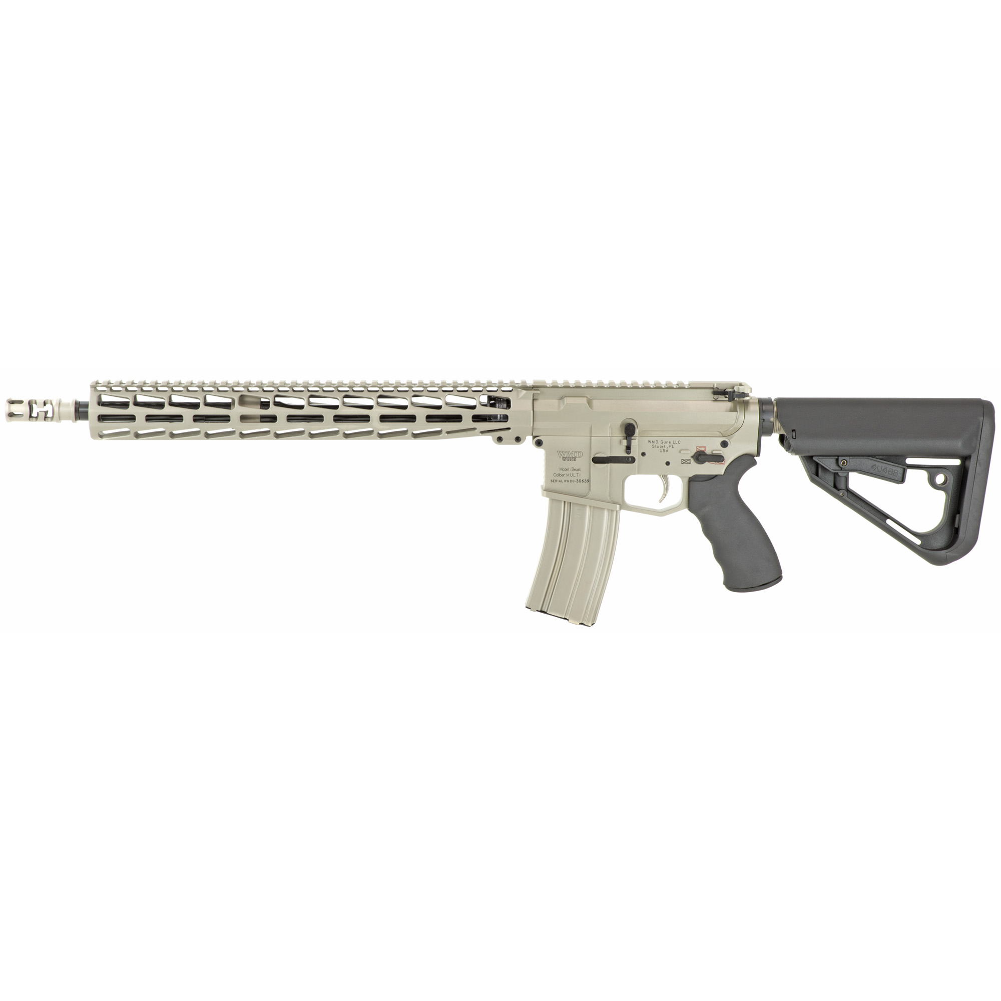 WMD Guns Beast AR 16″ 5.56 NATO 30rd – Silver