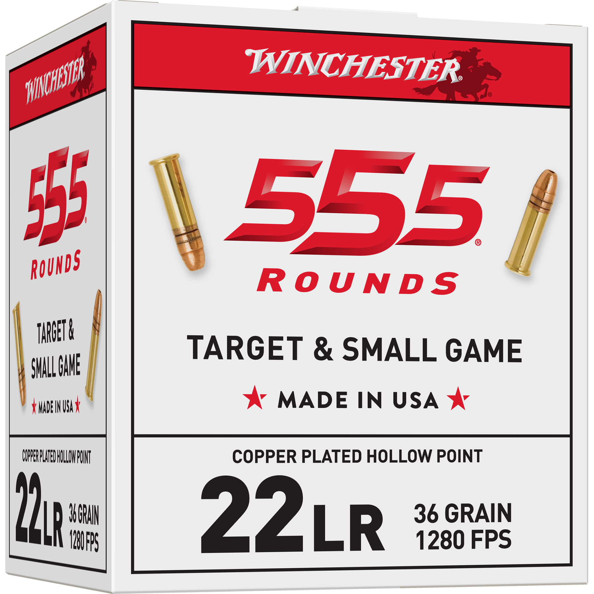 Winchester Rimfire 22 LR 36gr Hollow Point – 555rd