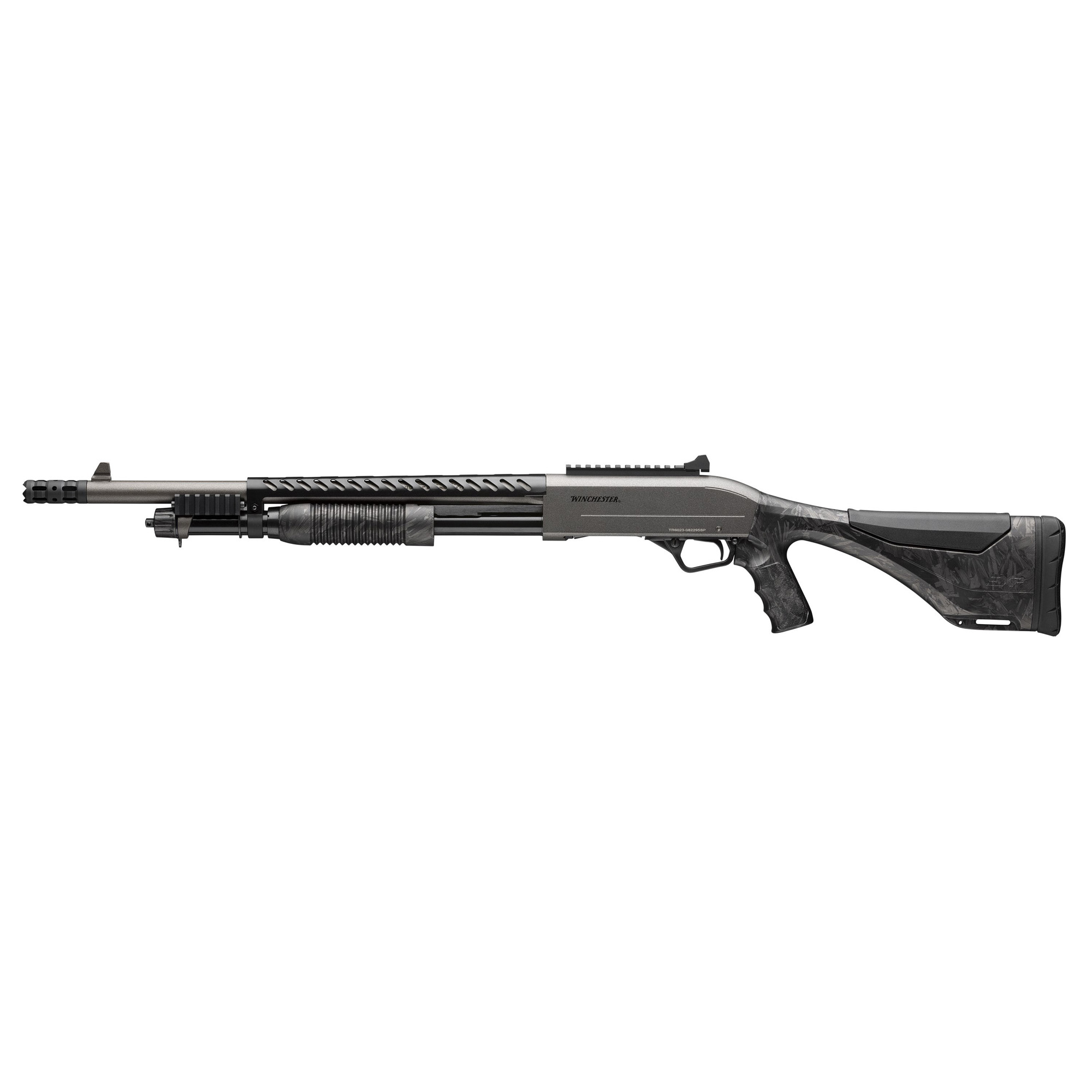 Winchester SXP Extreme Defender 18″ 12 Gauge 3″ 5rd Bead – Black, Gray