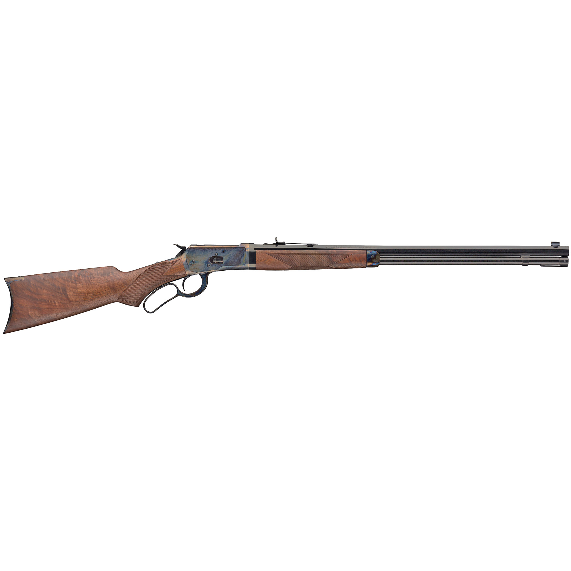 Winchester 1892 Deluxe Octagon Takedown 24″ 44 Magnum 11rd Buckhorn – Blue