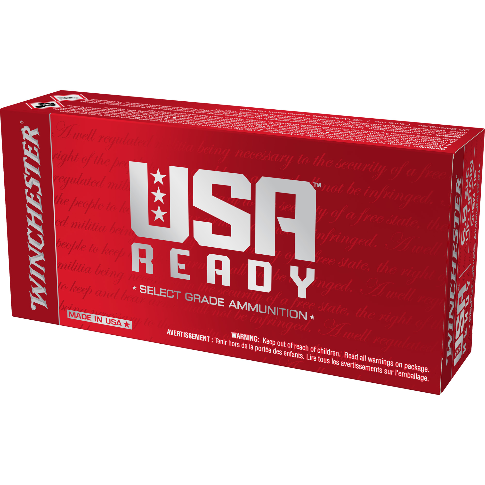 Winchester USA Ready 6.8 SPC 115gr Open Tip – 20rd