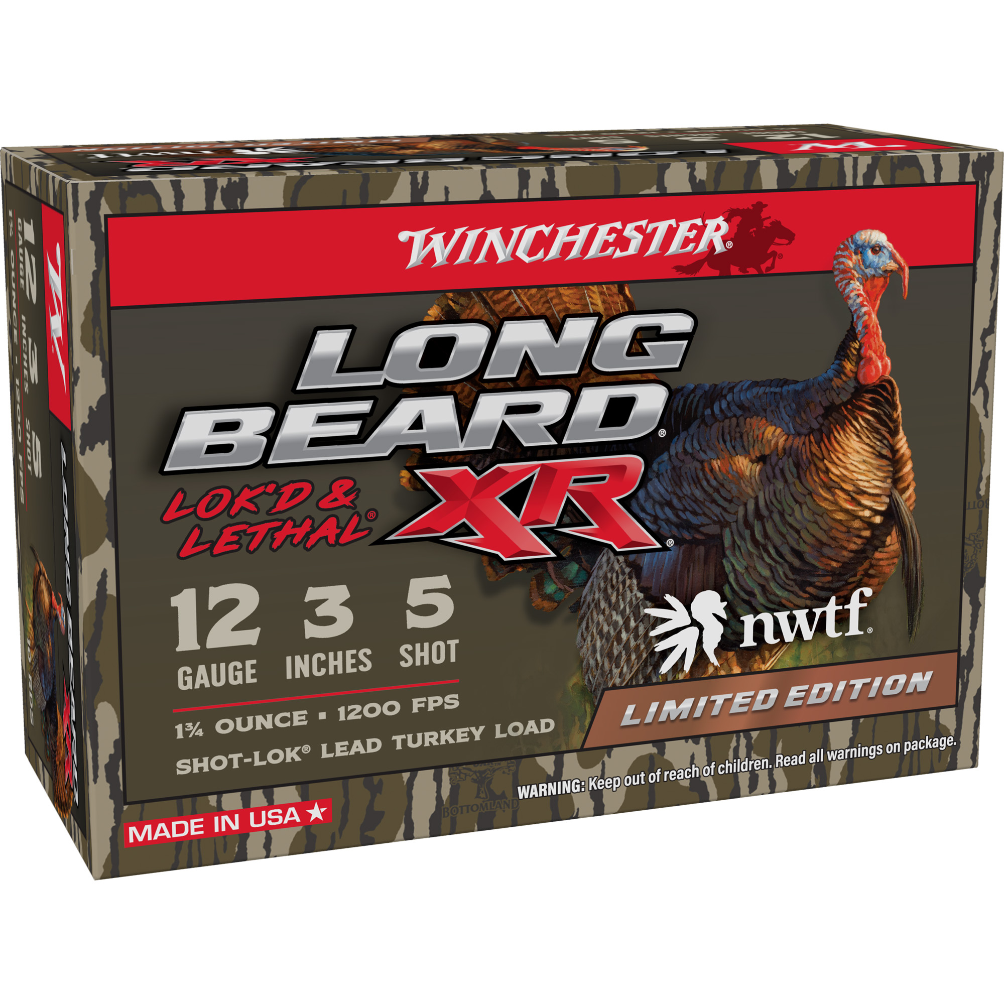 Winchester Long Beard XR 12 Gauge 3″ #5 Shotshell – 10rd