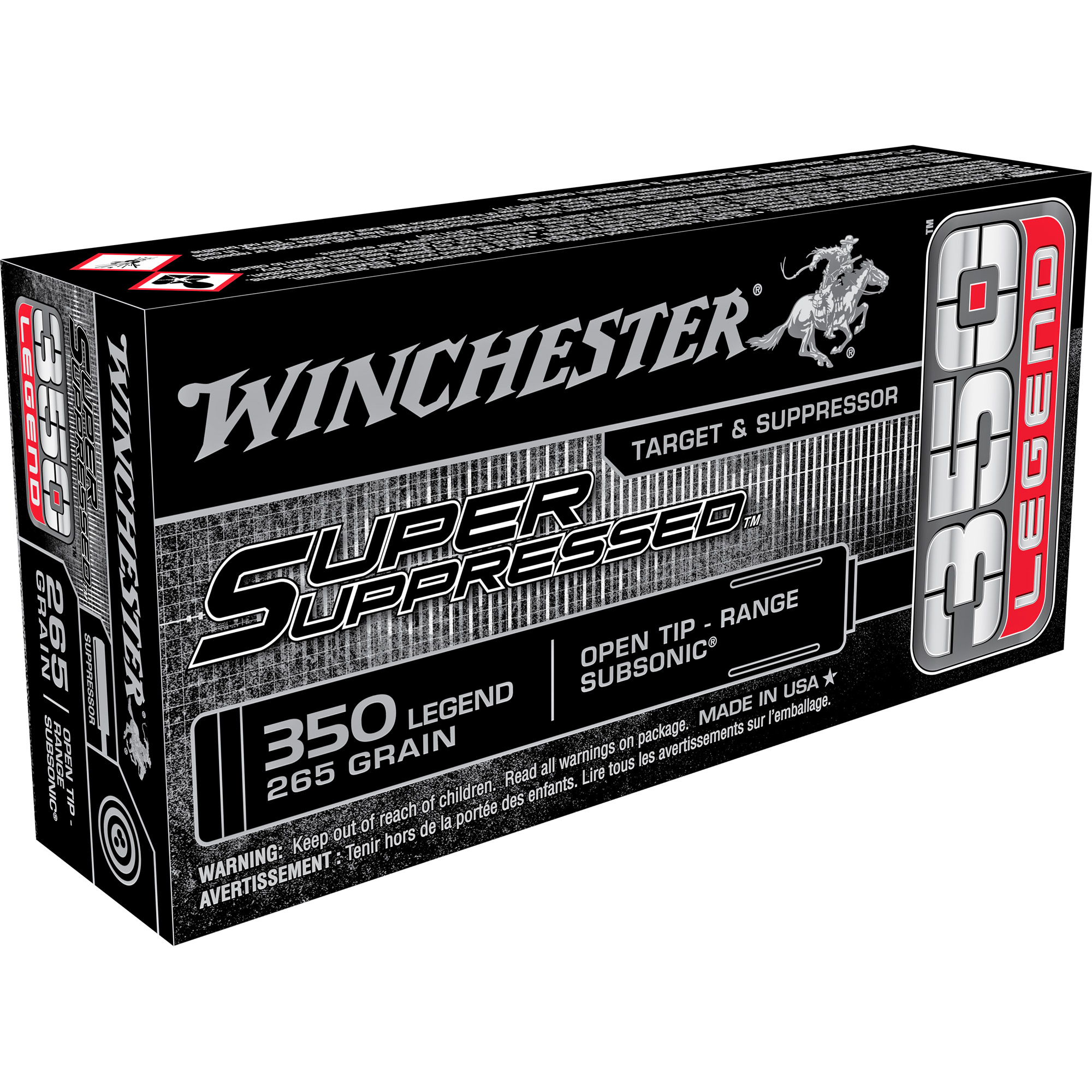 Winchester Super Suppressed 350 Legend 260gr Open Tip – 20rd