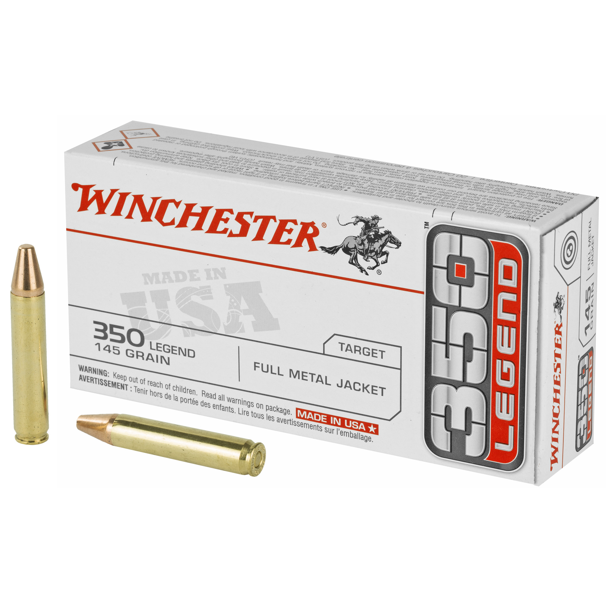 Winchester USA 350 Legend 145gr Full Metal Jacket – 20rd