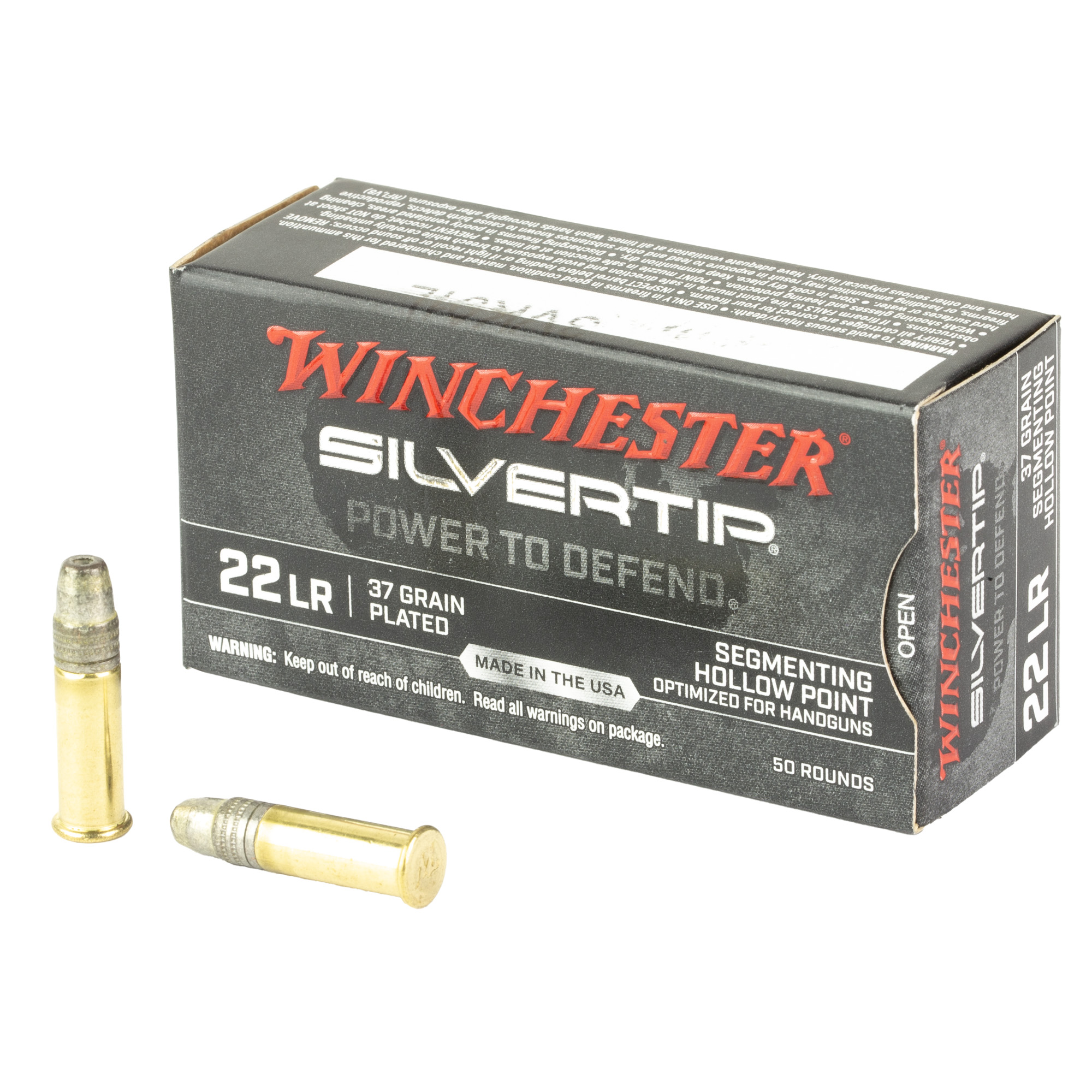 Winchester Slivertip 22 LR 37gr Hollow Point – 50rd