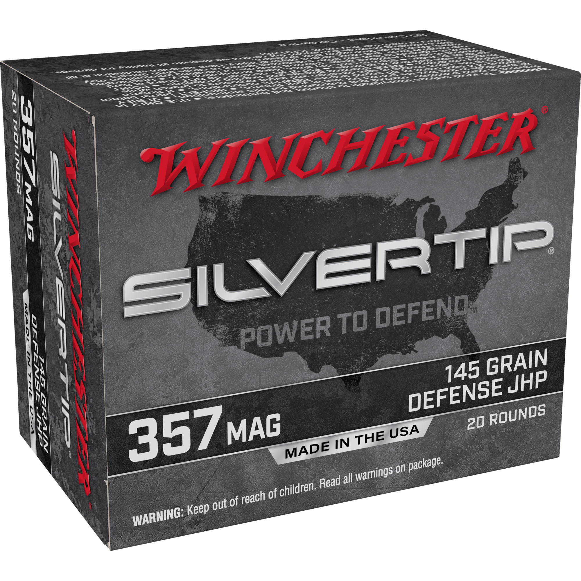 Winchester Silvertip 357 Magnum 145gr Hollow Point – 20rd