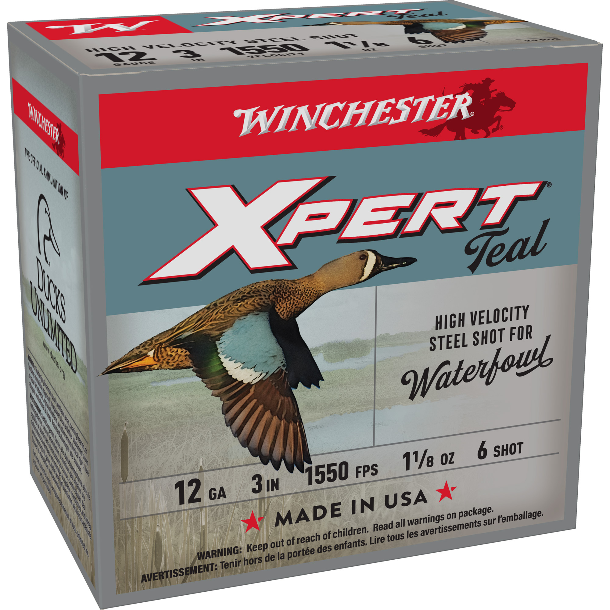 Winchester XPERT STEEL HIGH VELOCITY 12 Gauge 3″ #6 Steel Shot – 25rd