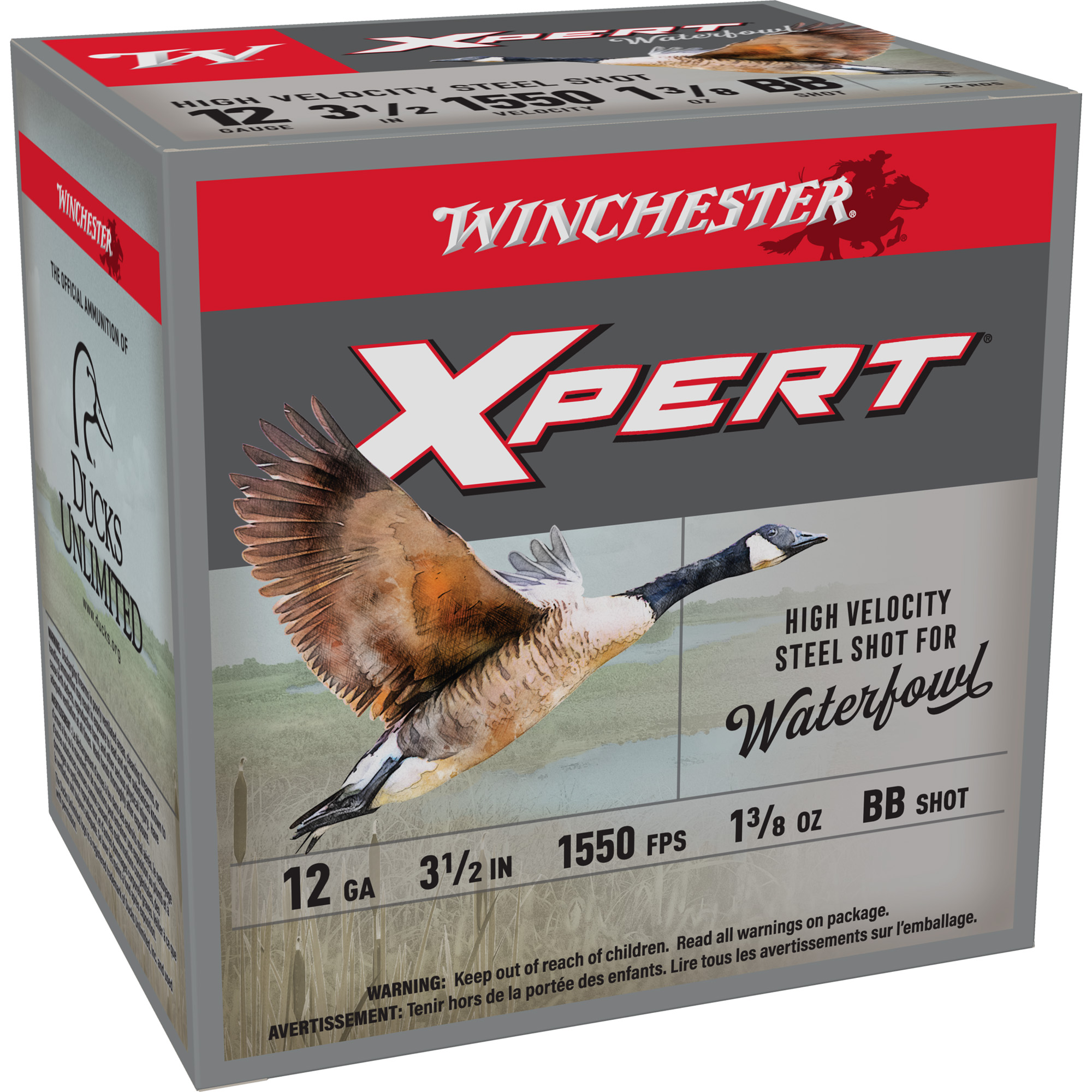 Winchester Xpert HI-Velocity Steel 12 Gauge 3.5″ Lead Free BB Steel Shot – 25rd