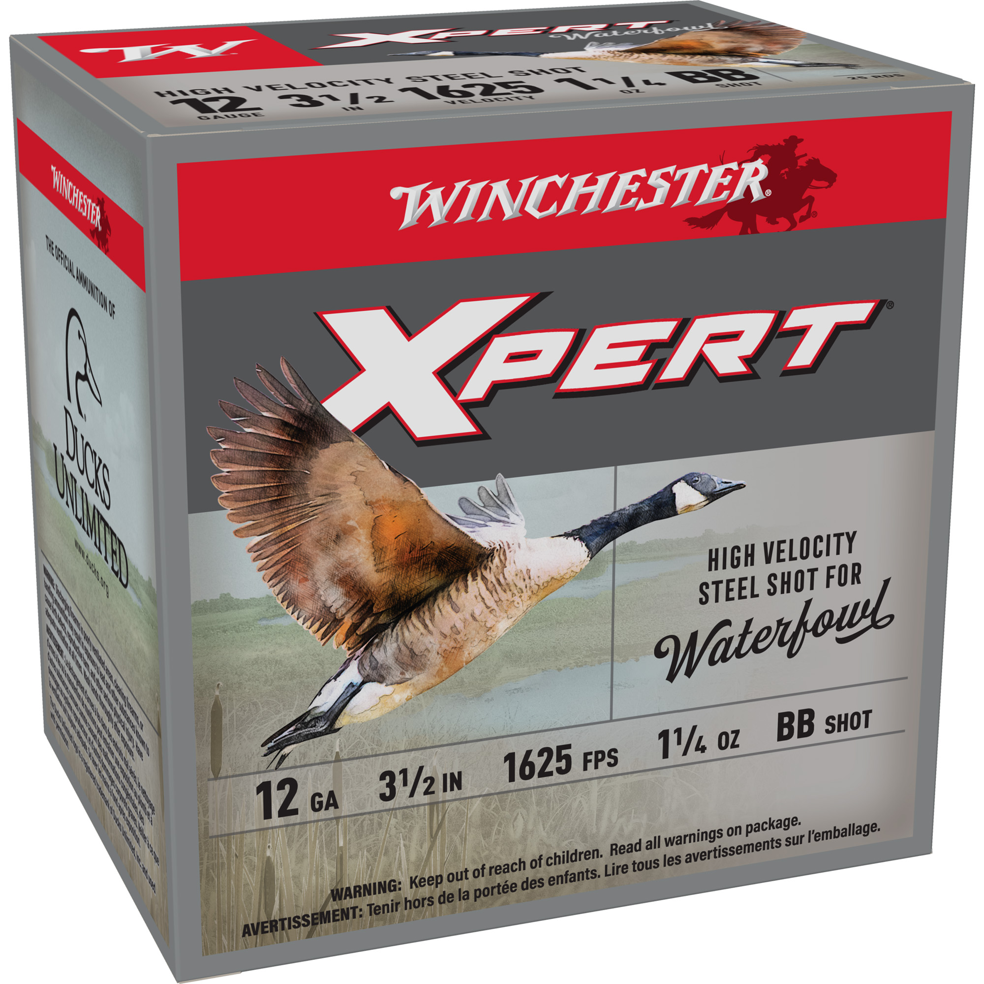 Winchester Xpert HI-Velocity Steel 12 Gauge 3.5″ Lead Free BB Steel Shot – 25rd