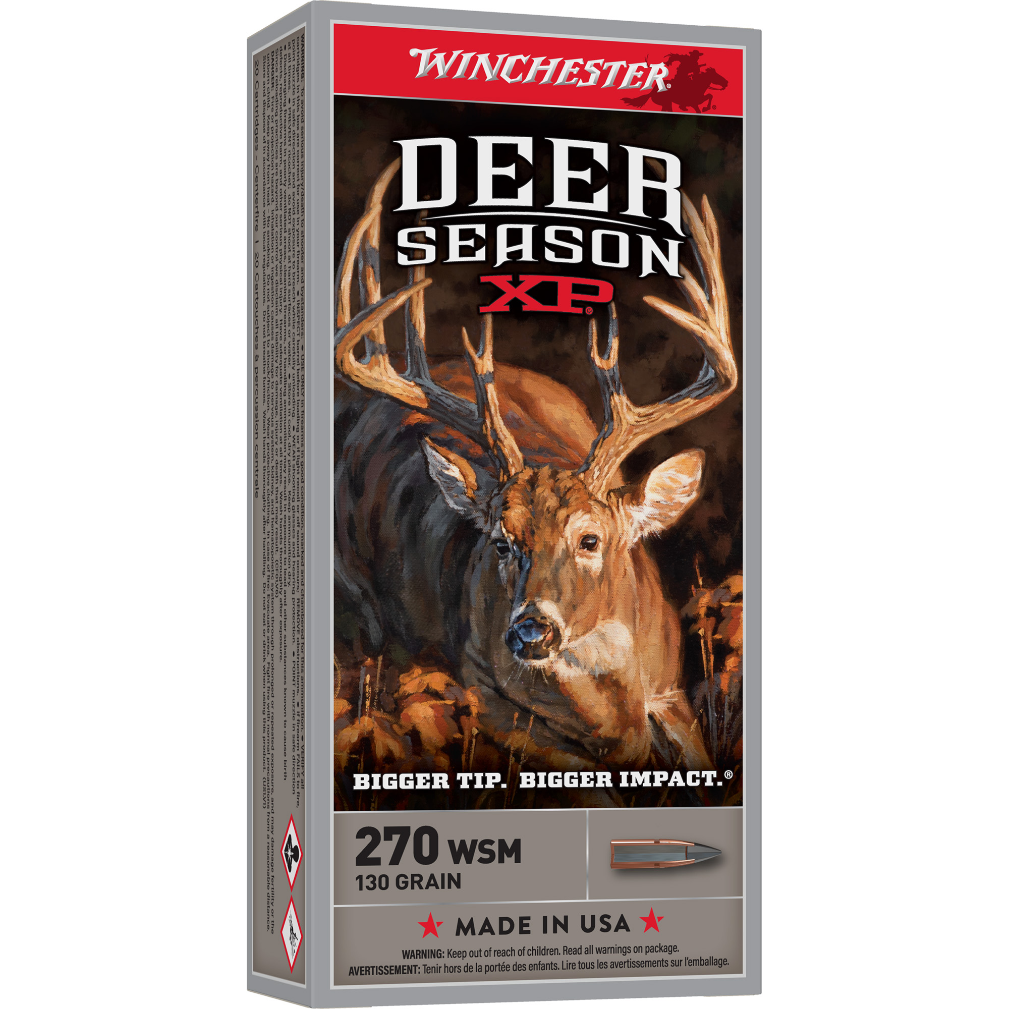 Winchester Deer Season XP 270 Winchester Short Magnum 130gr Polymer Tip – 20rd