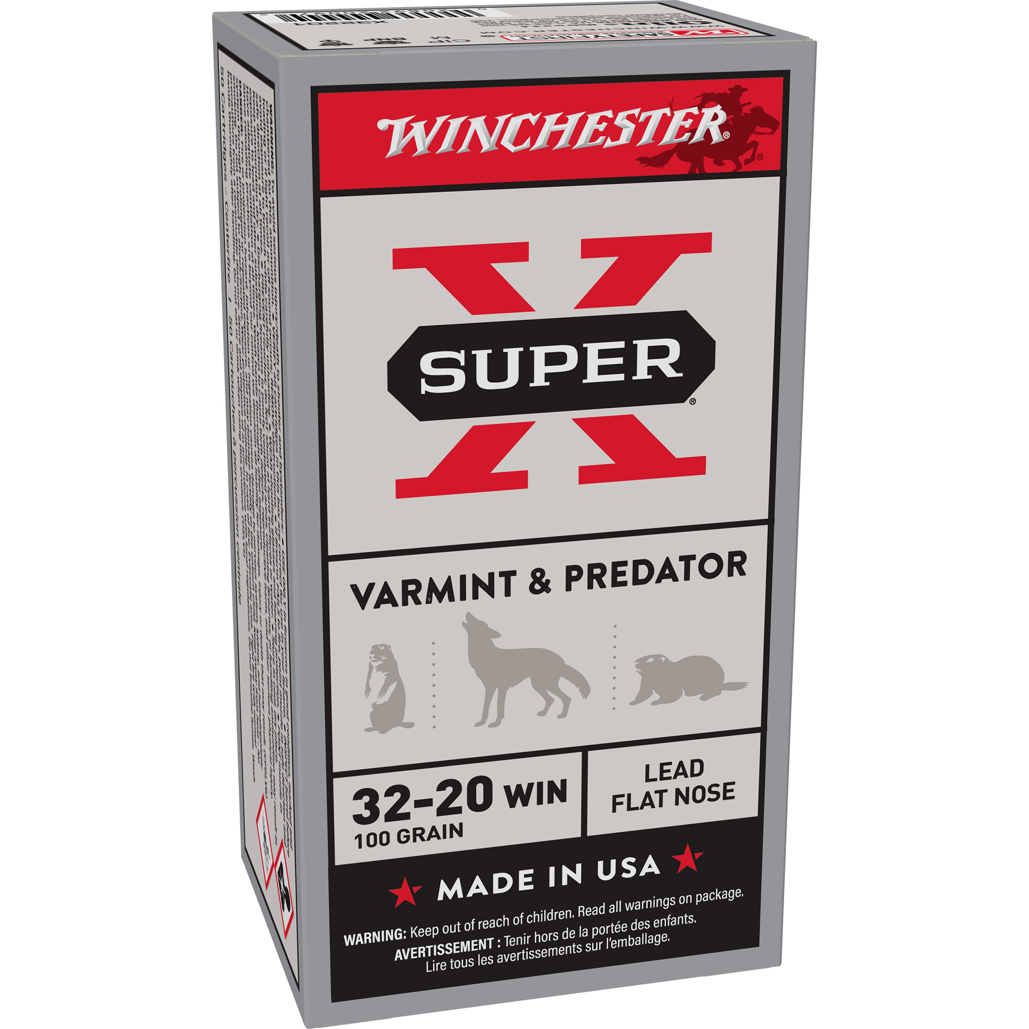 Winchester Super-X 32-20 Winchester 100gr Lead – 50rd