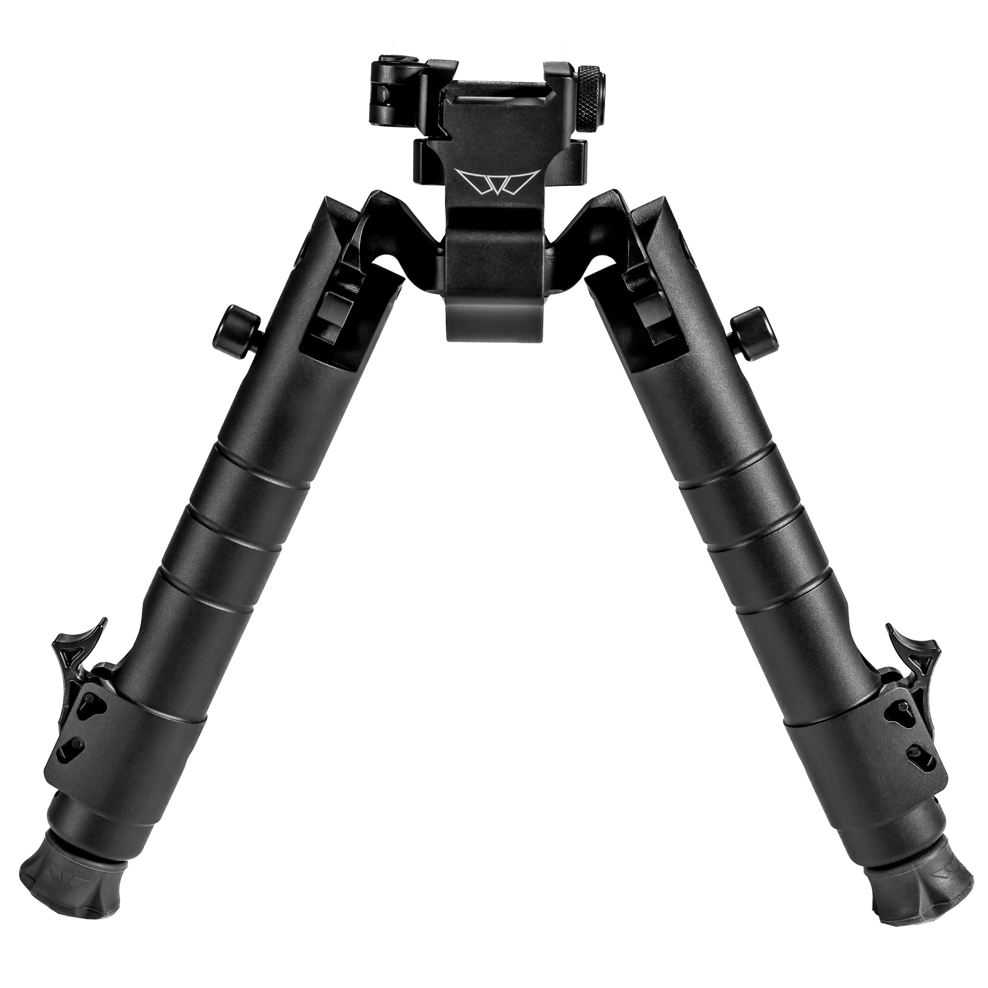 Warne Picatinny or Weaver Rail Skyline Precision Bipod Rotating 6.9″-9.1″ – Black