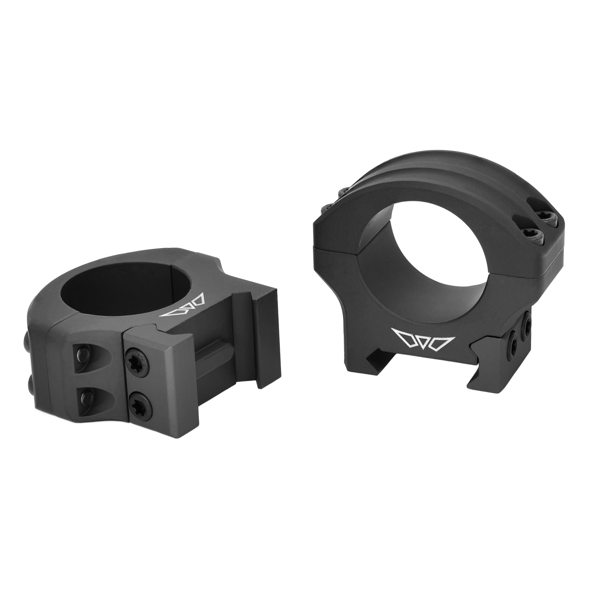 Warne HyperLite Rings 1″ Low – Black