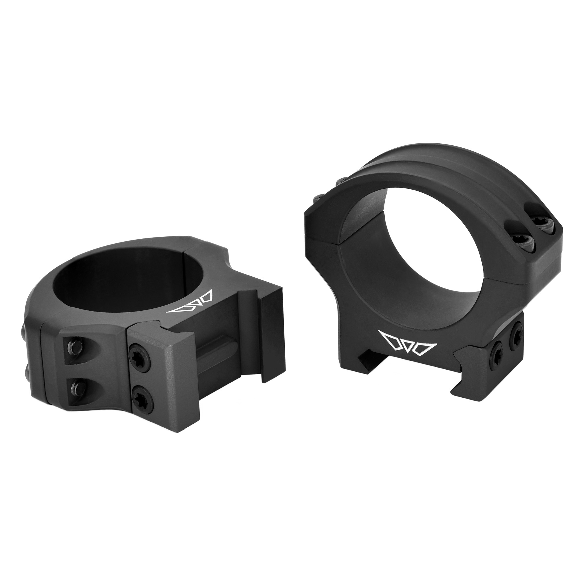 Warne HyperLite Rings 30mm Low – Black