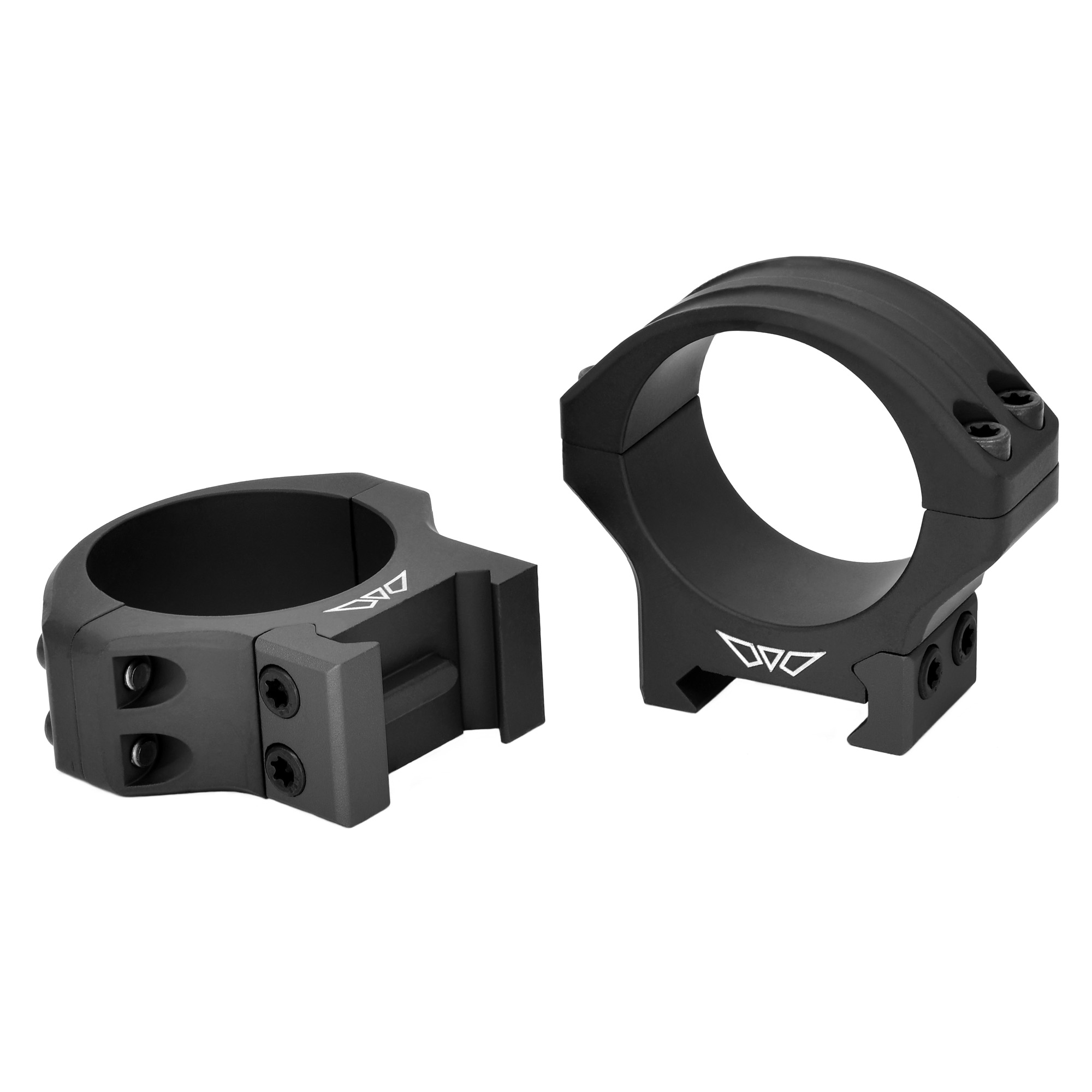 Warne HyperLite Rings 34mm Low – Black