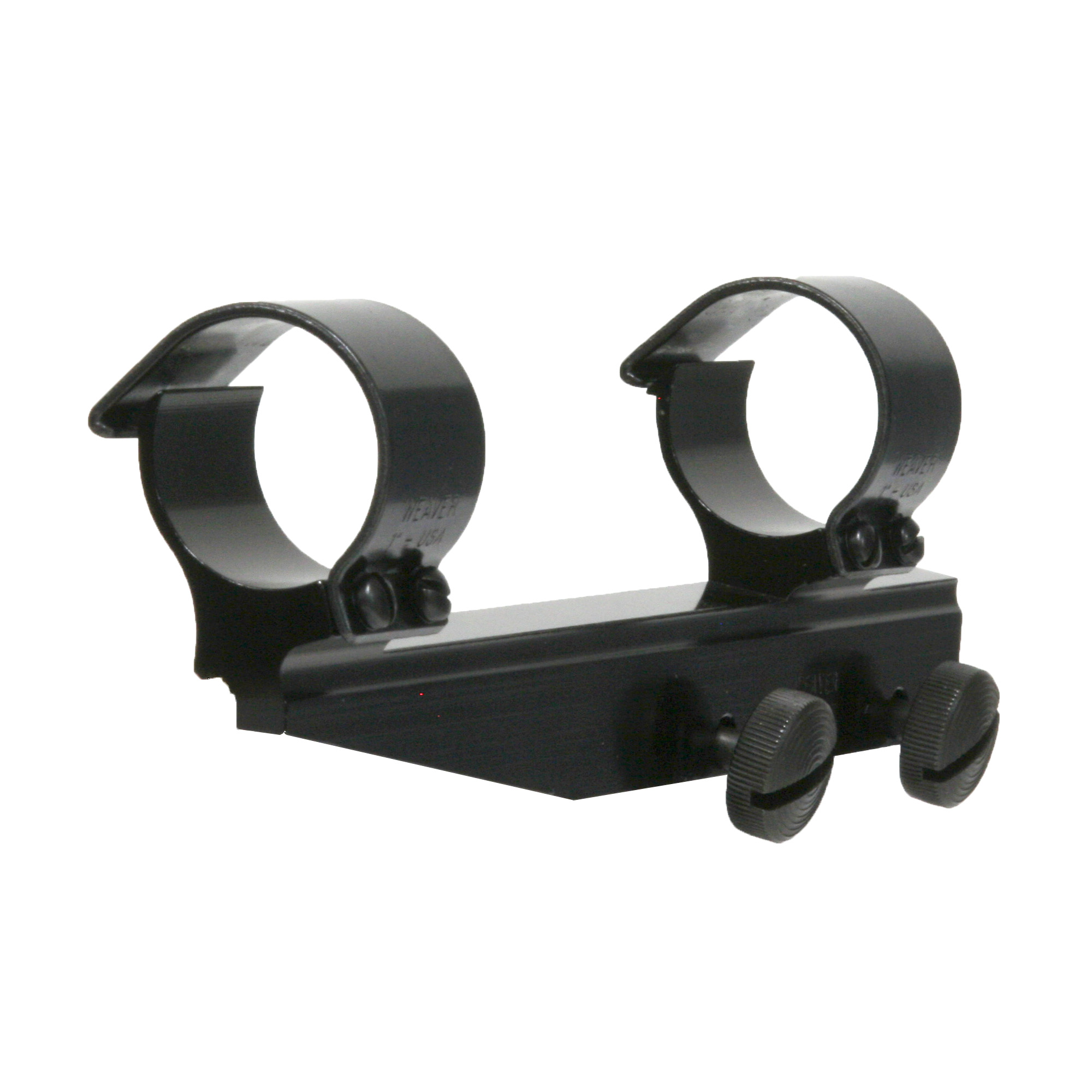 Weaver Side Mount Long Bracket 1″ High – Black