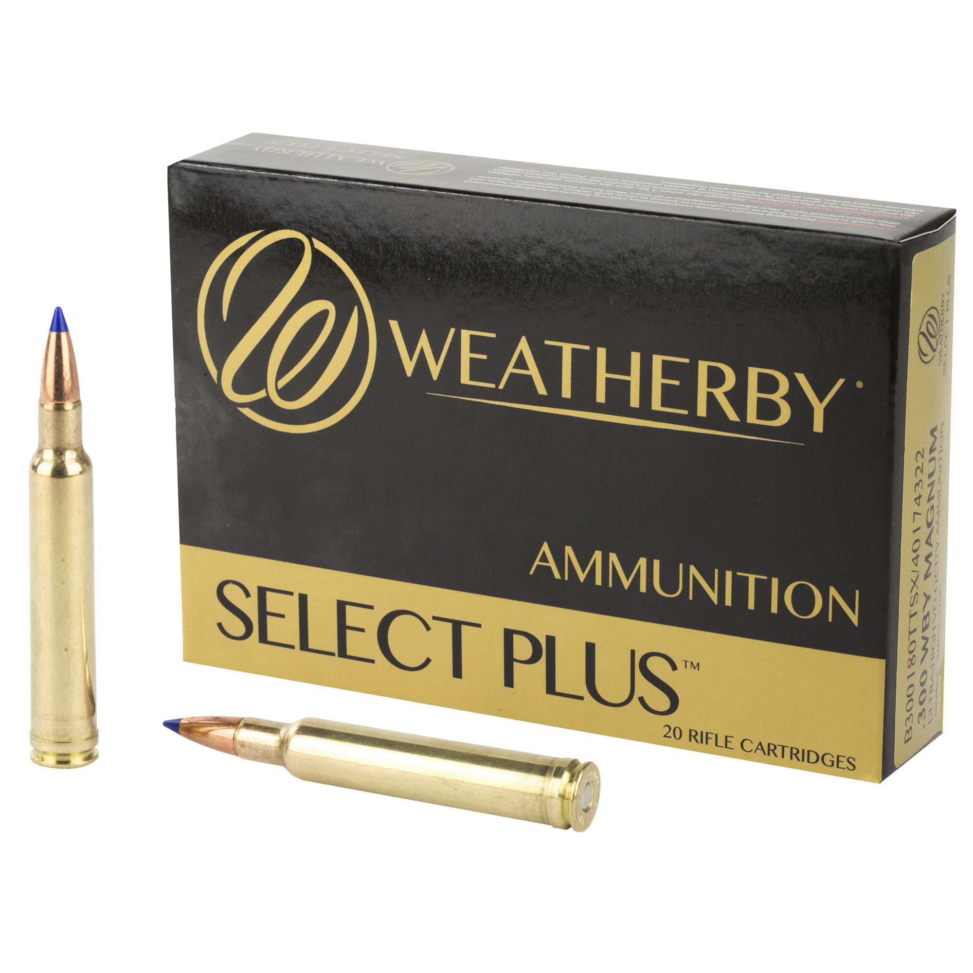 Weatherby Select Plus 300 Weatherby Magnum California Certified Nonlead Ammunition 180gr Tipped Triple Shock X – 20rd