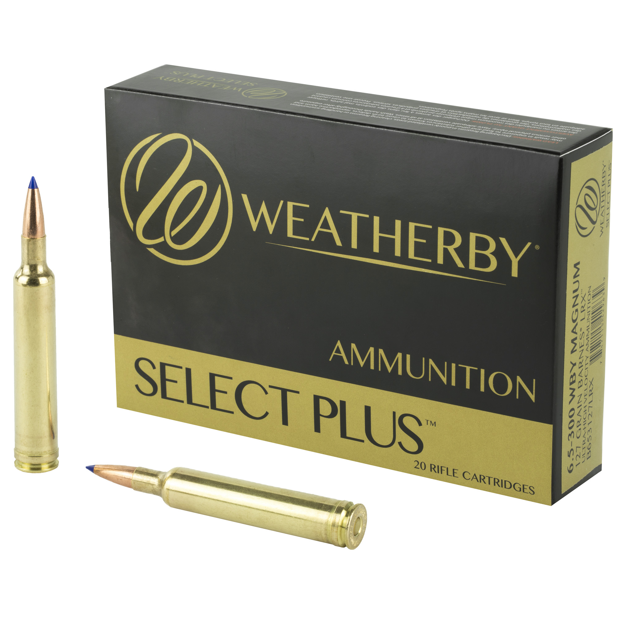 Weatherby Select Plus 6.5-300 Weatherby Magnum California Certified Nonlead Ammunition 127gr LRX – 20rd