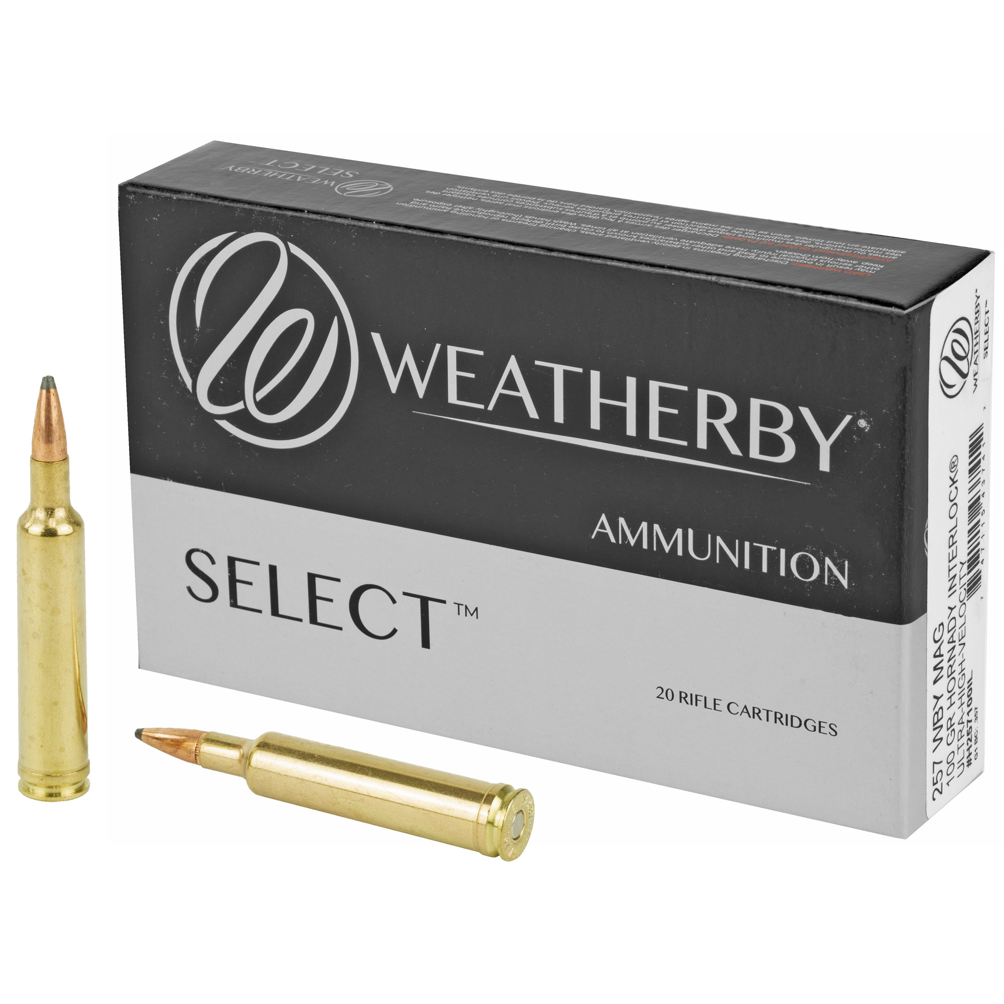 Weatherby Select 257 Weatherby Magnum 100gr InterLock – 20rd