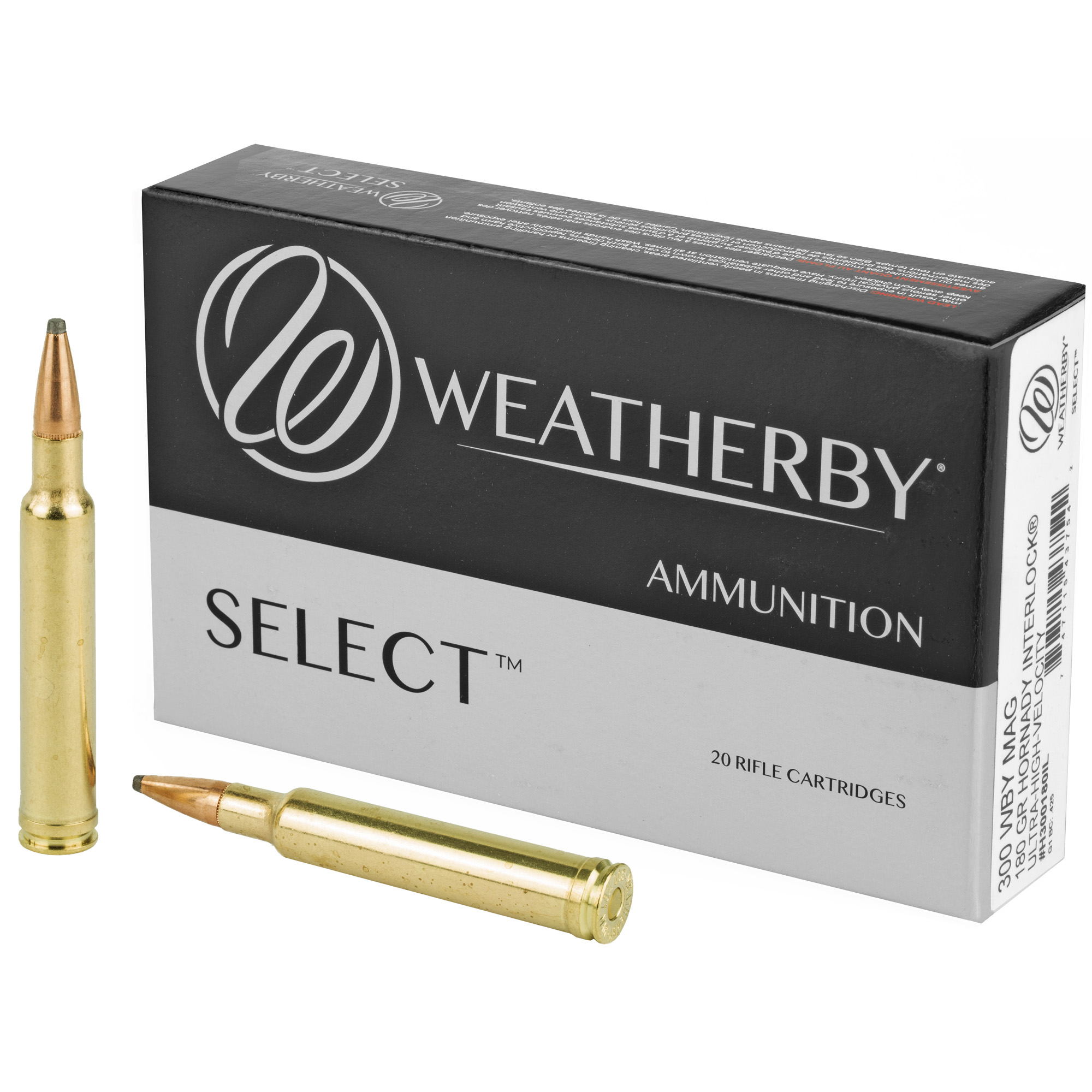 Weatherby Select 300 Weatherby Magnum Norma 180gr Spitzer – 20rd