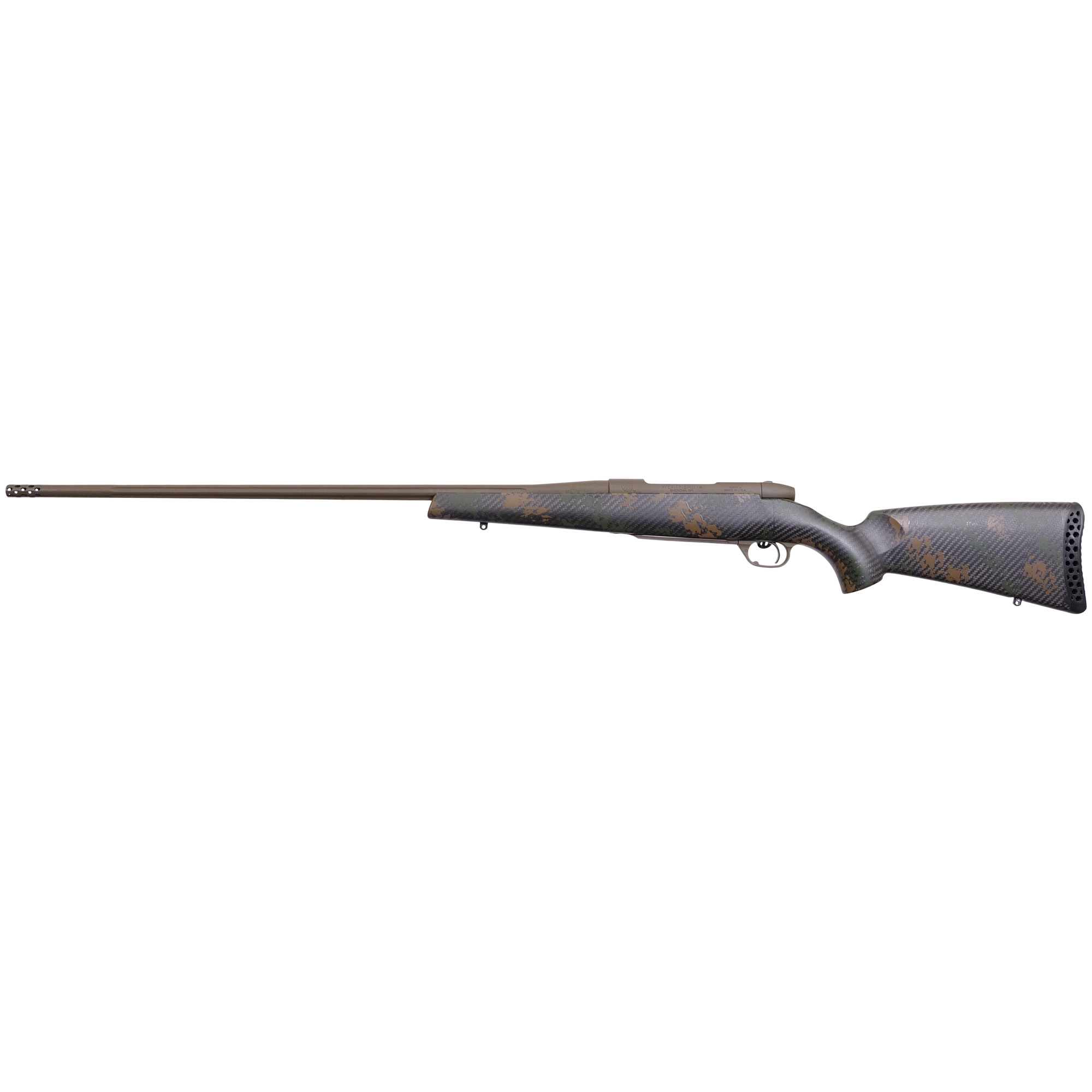 Weatherby Mark V Backcountry 2.0 Rifle 26″ 300 Weatherby Magnum 3rd – Dark Green, Brown