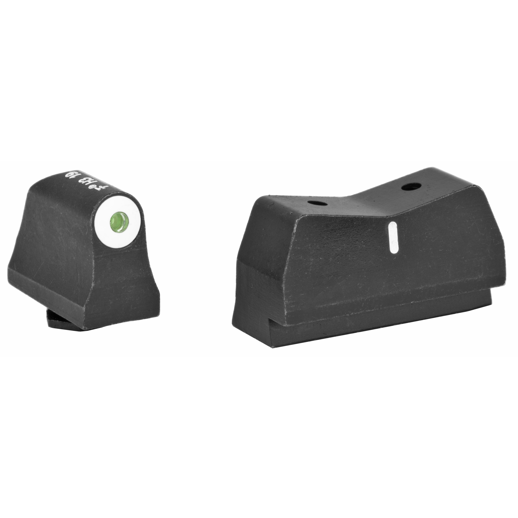 XS Sights Glock 17/17L/19/22/23/24/26/27/33/34/35/38/39 Big Dot Tritium Front – Green, White Outline