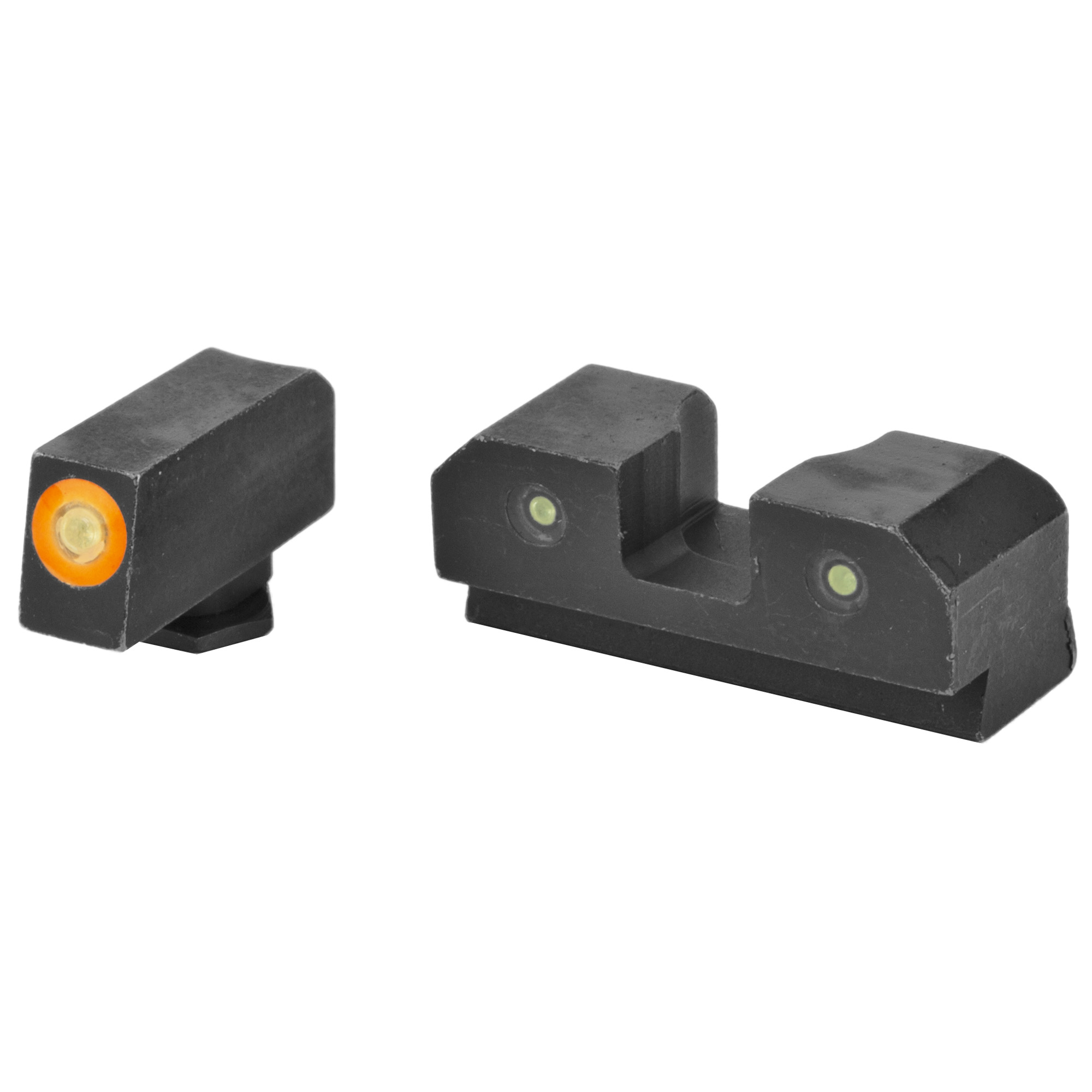 XS Sights Glock 42/43/43X/48 R3D Night Sights – Orange Tritium Front Black Rear