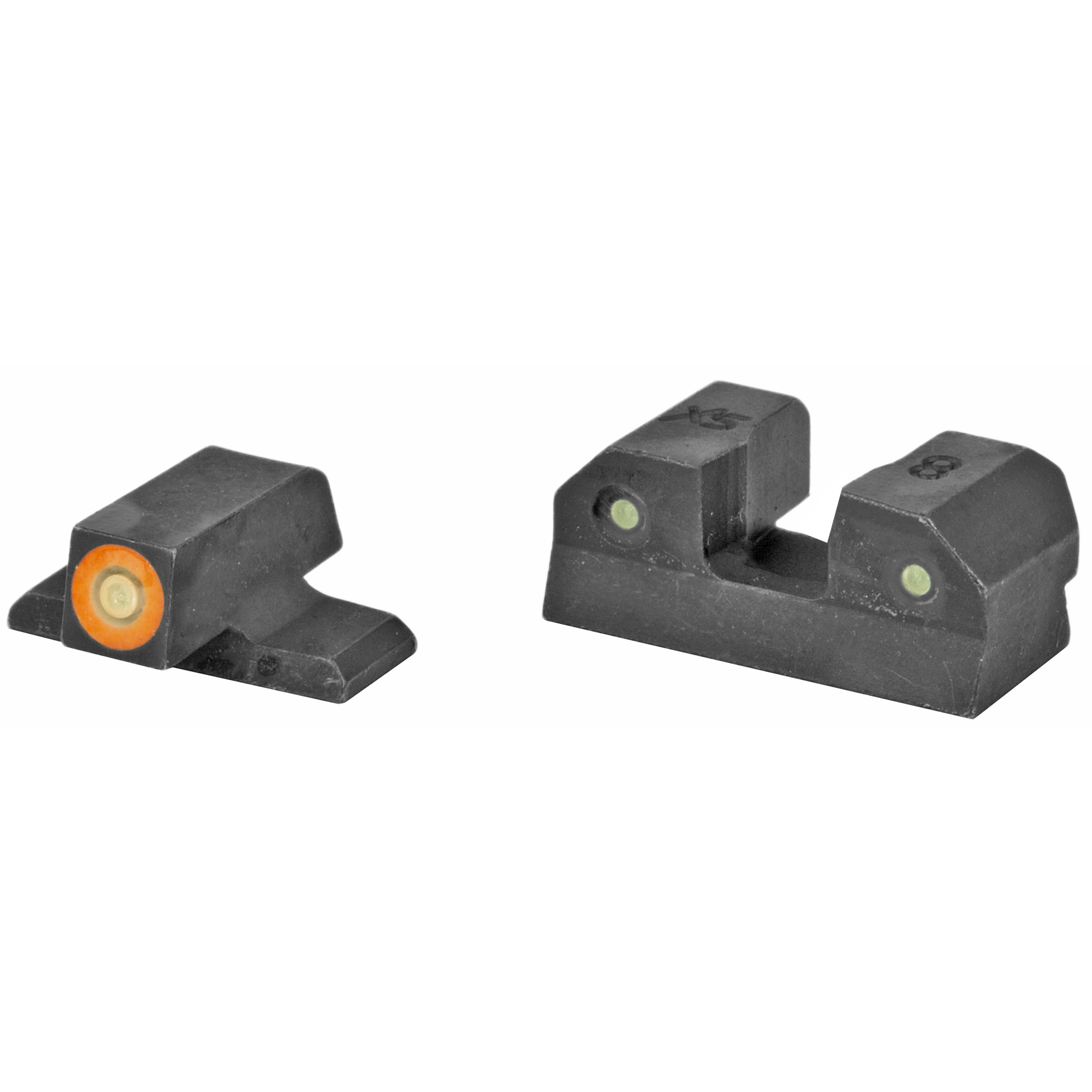 XS Sights Sig Sauer/Springfield/FN R3D Night Sights – Orange Tritium Front Black Rear