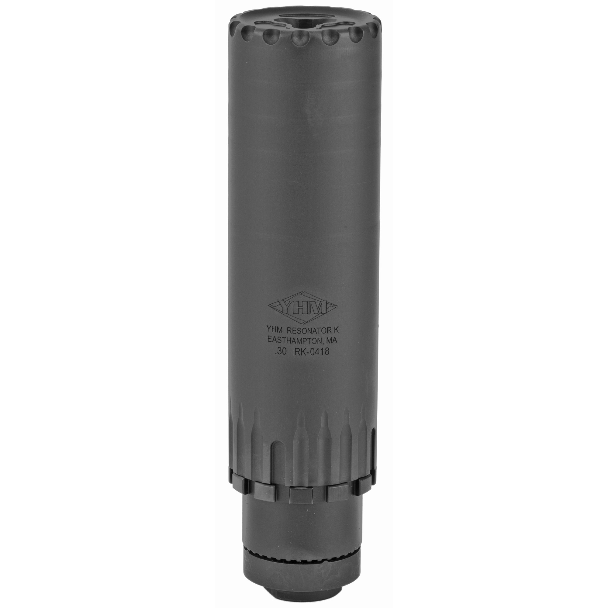 YHM Resonator K Suppressor 30 Caliber 17-4PH Stainless Steel – Black