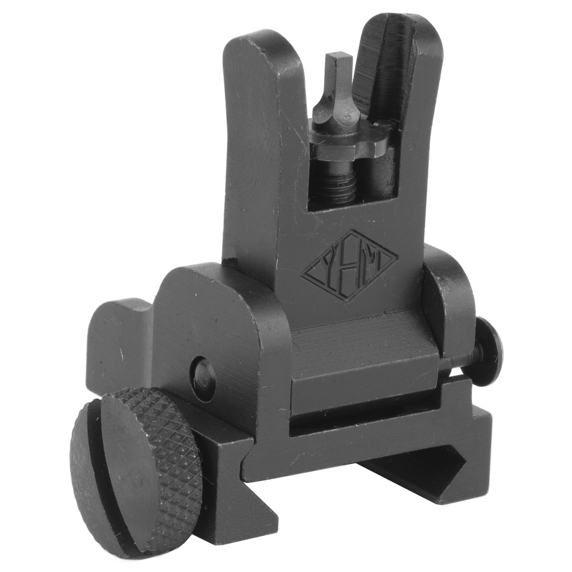 YHM Picatinny Same Plane Flip Front Sight – Black