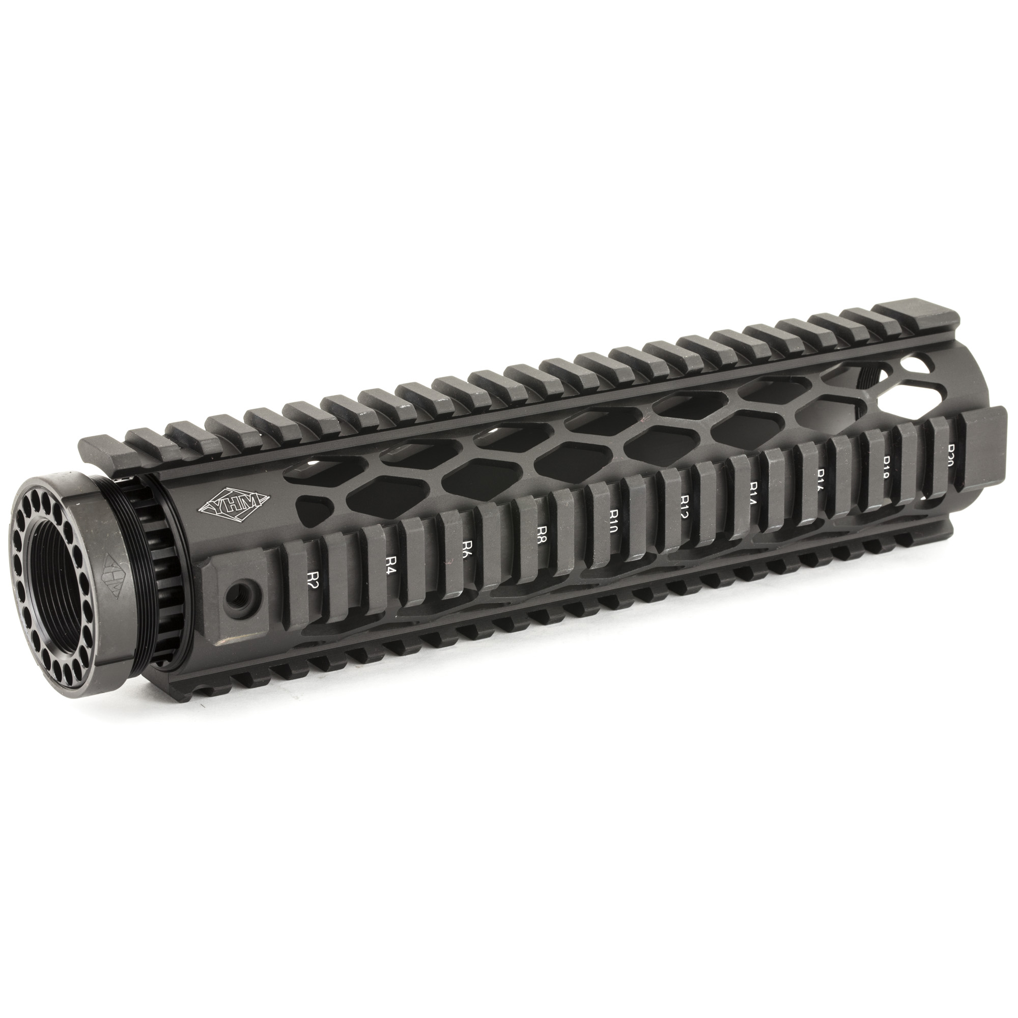 YHM AR-15 9.290″ Diamond Series Forearm (Midlength) Handguard 9.2″ – Black