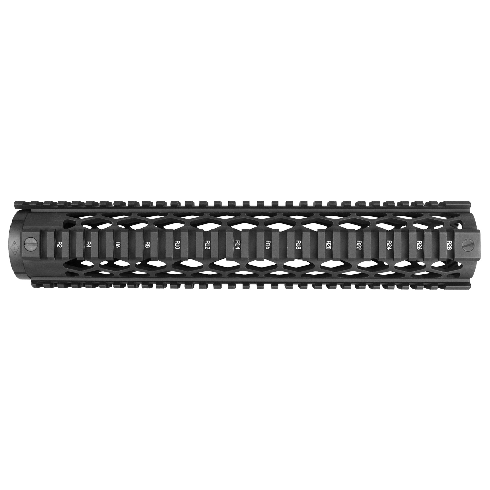 YHM AR-15 Black Diamond Series Rifle Handguard 12.6″ – Black